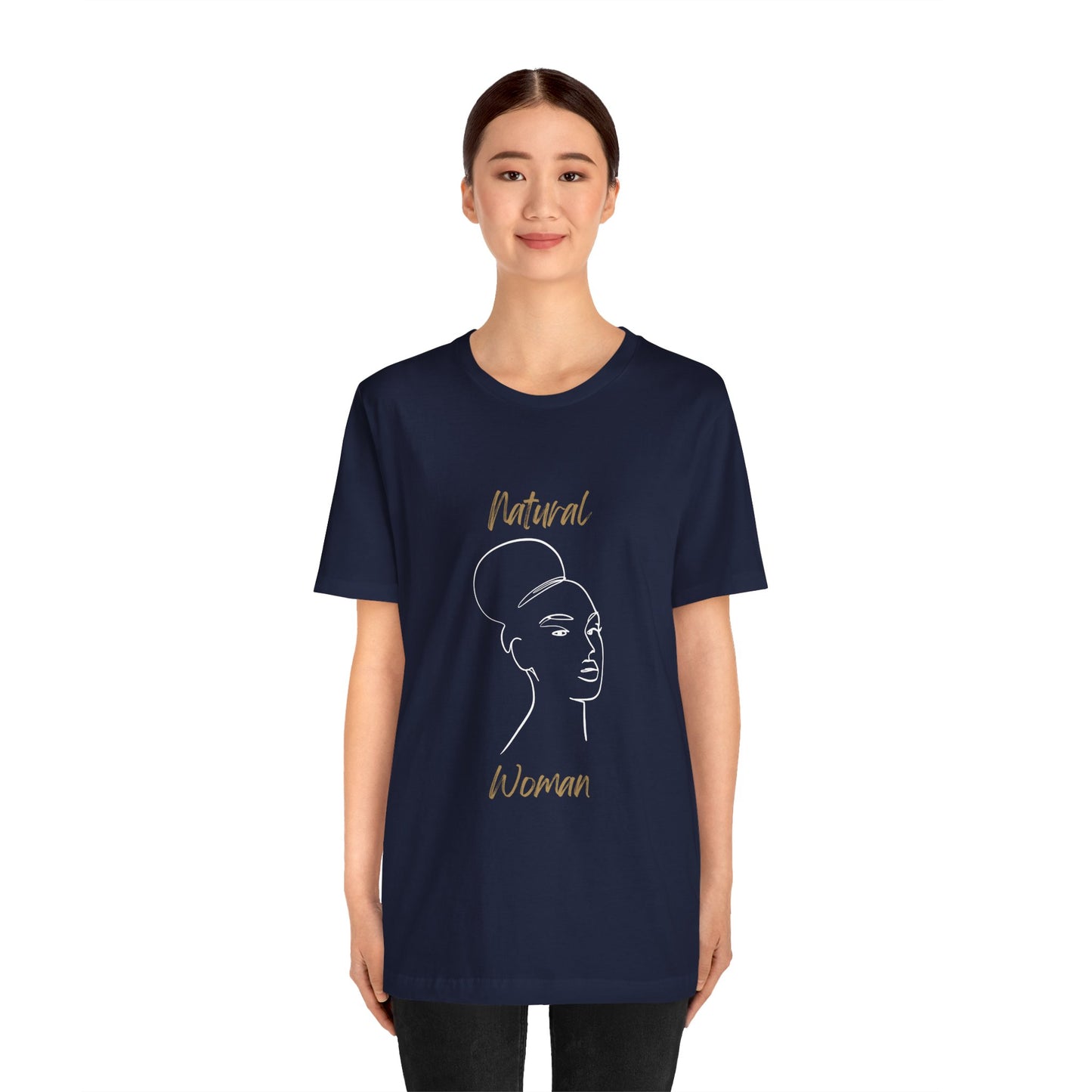 Natural Woman Hair Up (WL) Short Sleeve T-Shirt