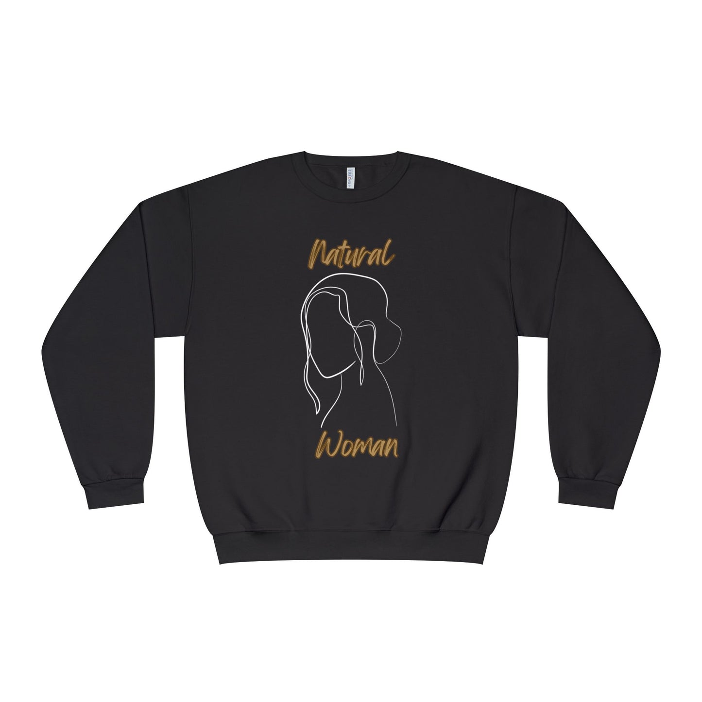 Natural Woman Hanging Hair (WL) Crewneck Sweatshirt