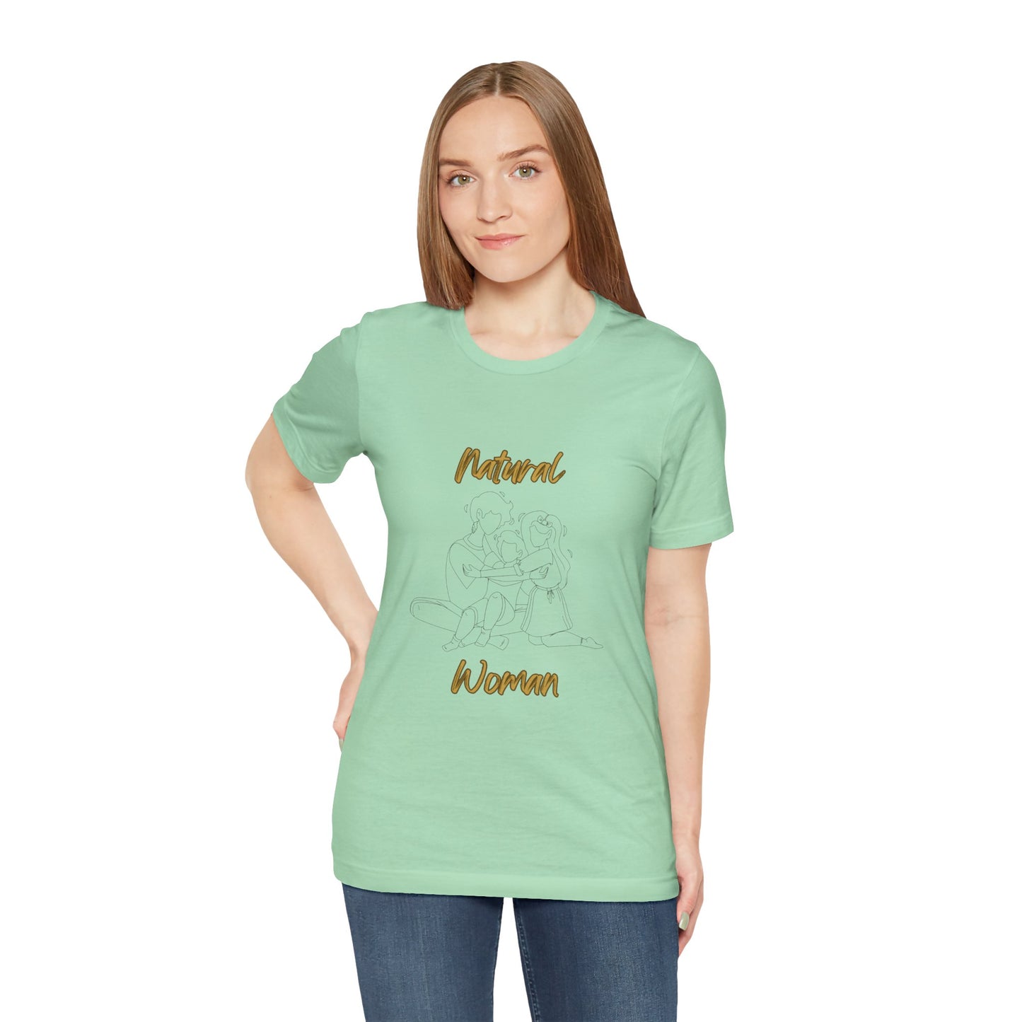 Natural Woman Bear Hugs (BL) Short Sleeve T-Shirt
