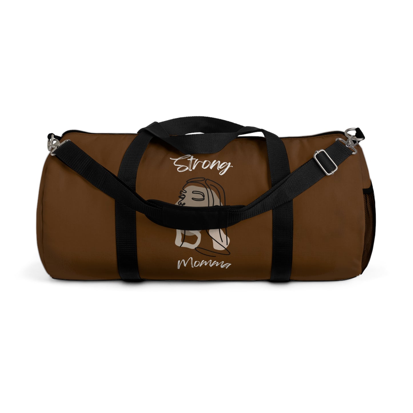 Strong Momma (WL) Duffel Bag BROWN