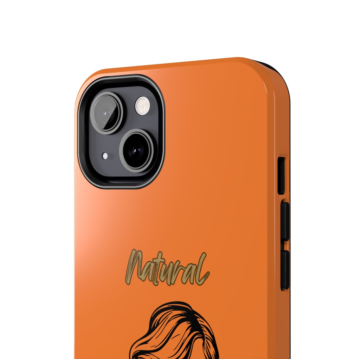 Natural Woman Long Curl (BL)Tough Phone Cases CRUSTA