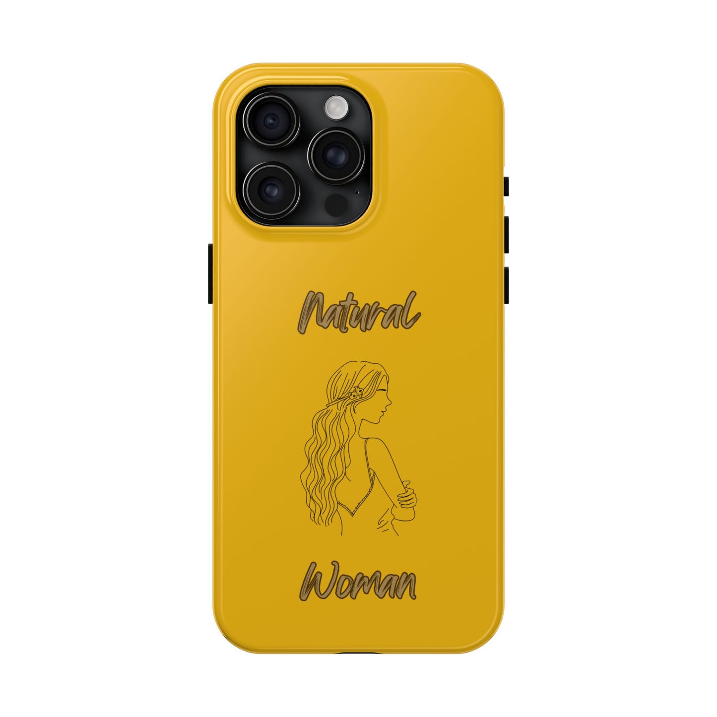 Natural Woman Young Woman (BL)Tough Phone Cases YELLOW