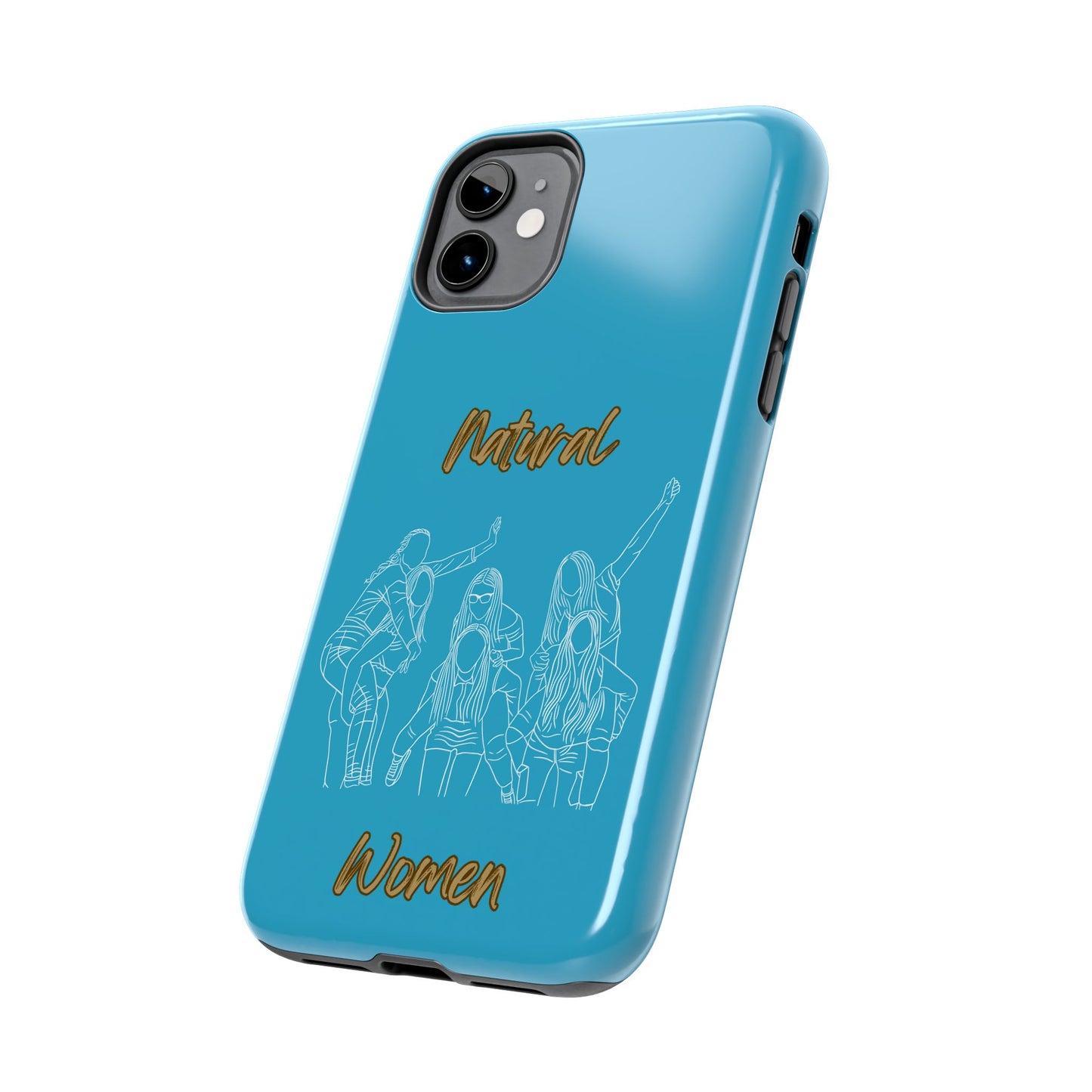 Natural Woman Piggy Back (WL)Tough Phone Cases TURQUOISE