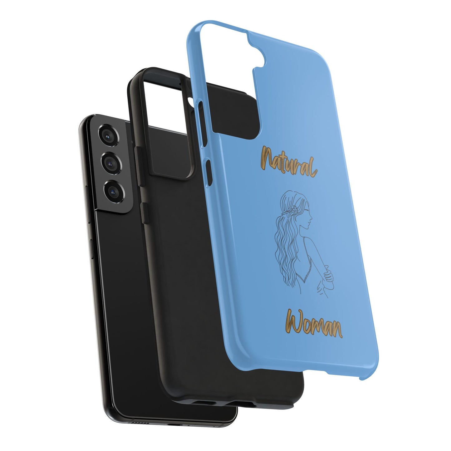 Natural Woman Young Woman (BL)Tough Phone Cases LIGHT BLUE