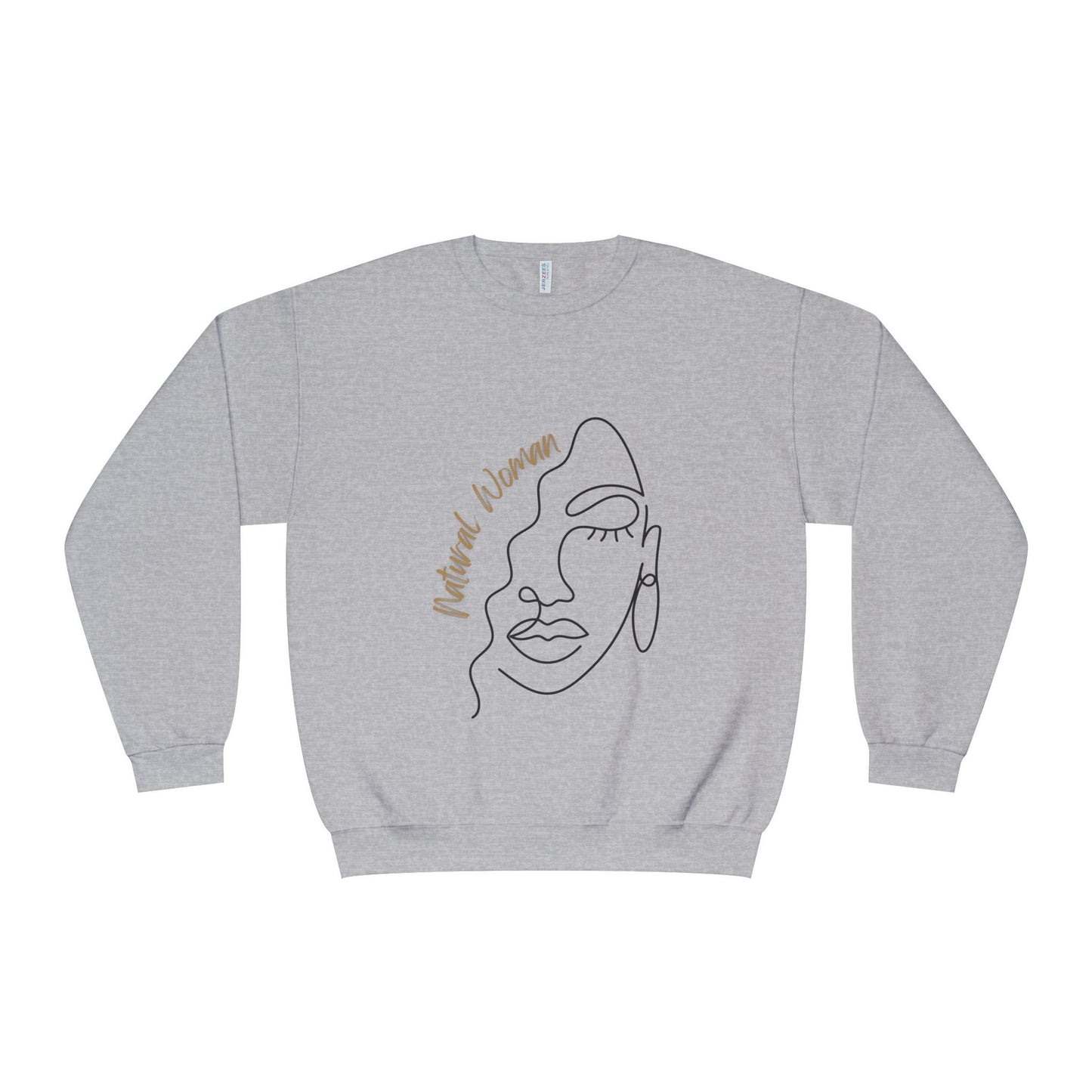 Natural Woman Half Face (BL) Crewneck Sweatshirt