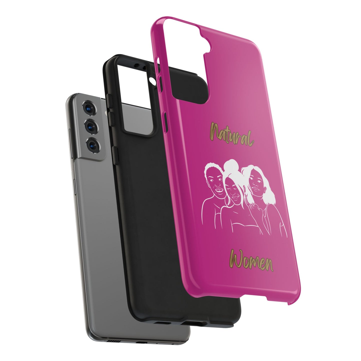 Natural Women Laughing Friends (WL)Tough Phone Cases PINK