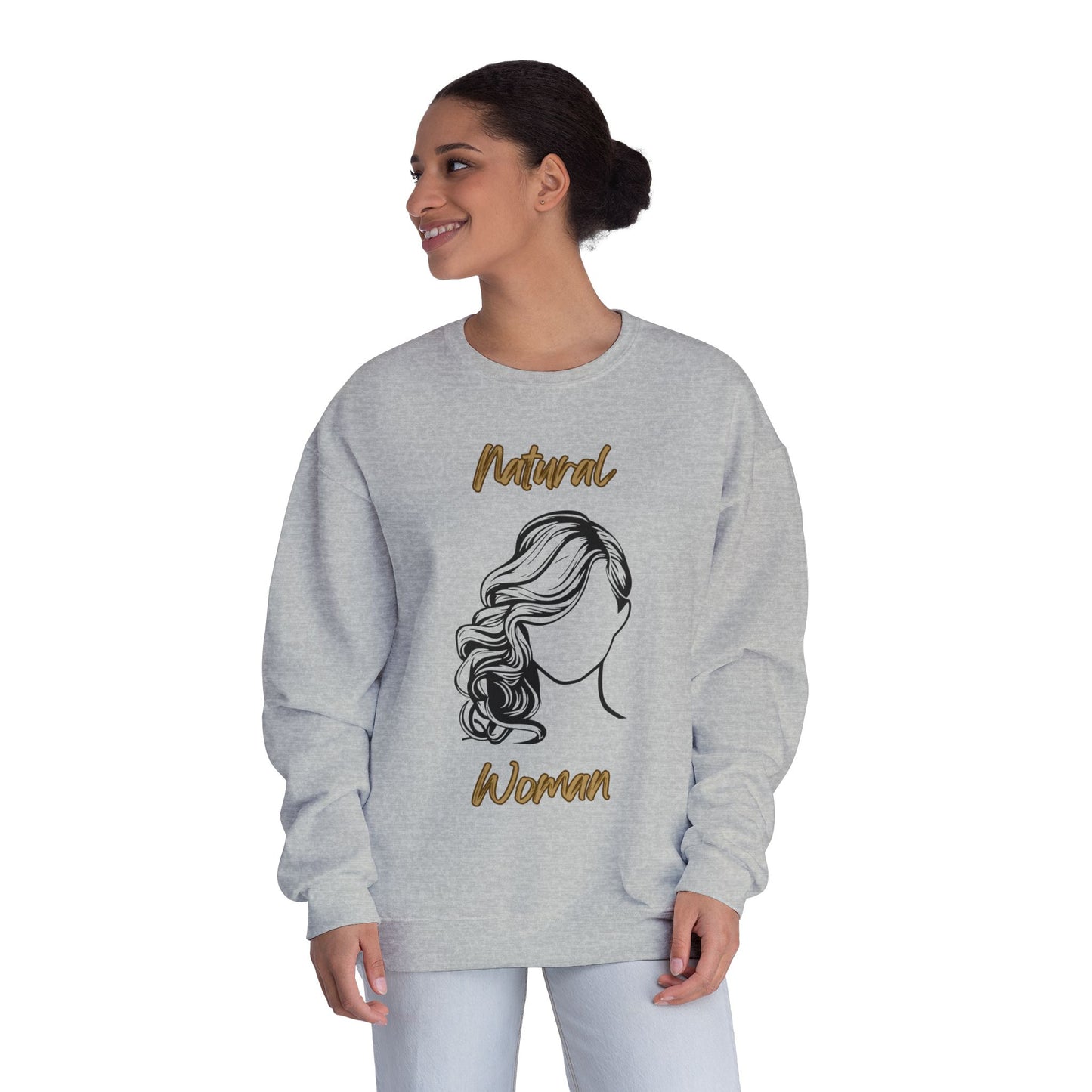 Natural Woman Long Curl (BL) Crewneck Sweatshirt