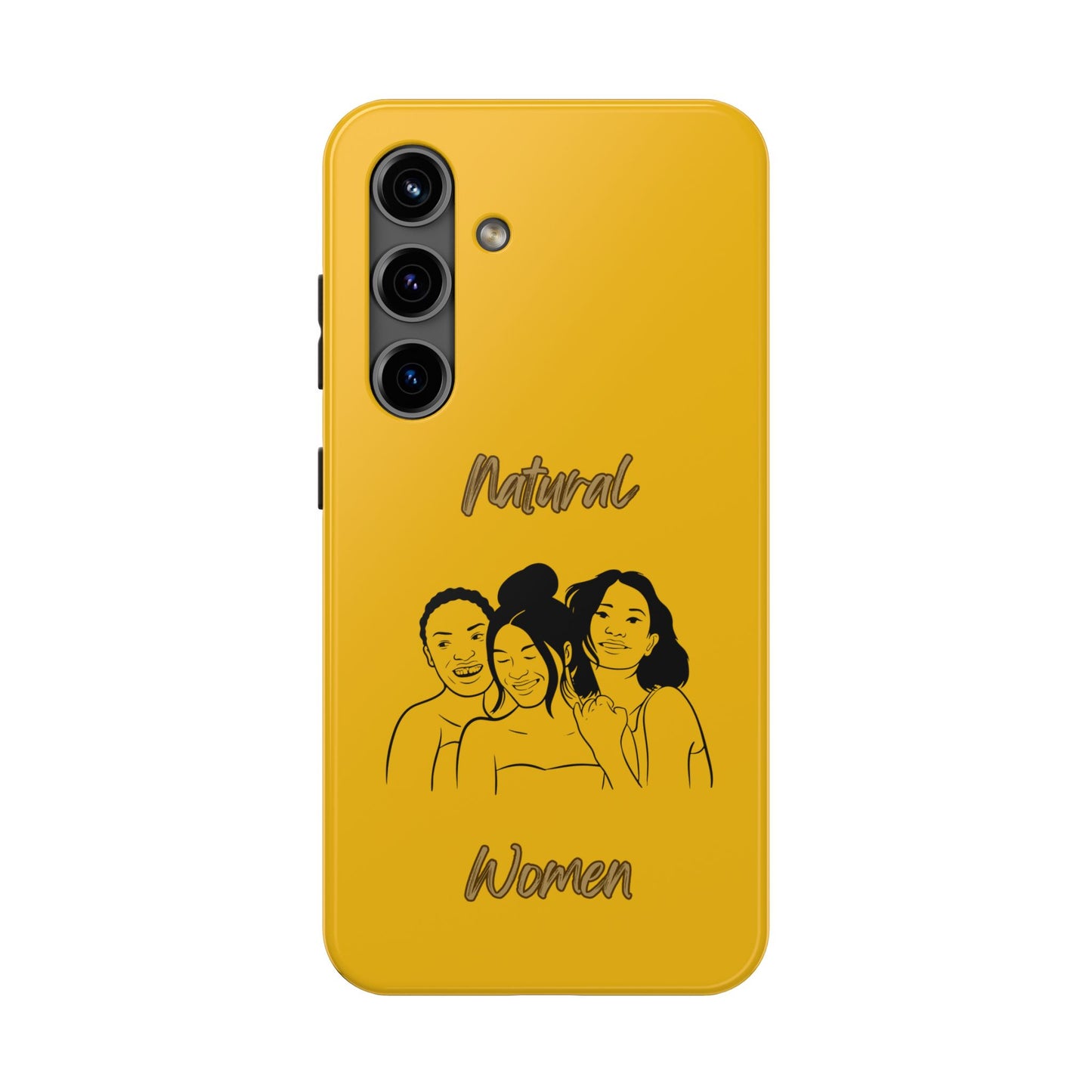 Natural Women Laughing Friends (BL)Tough Phone Cases YELLOW