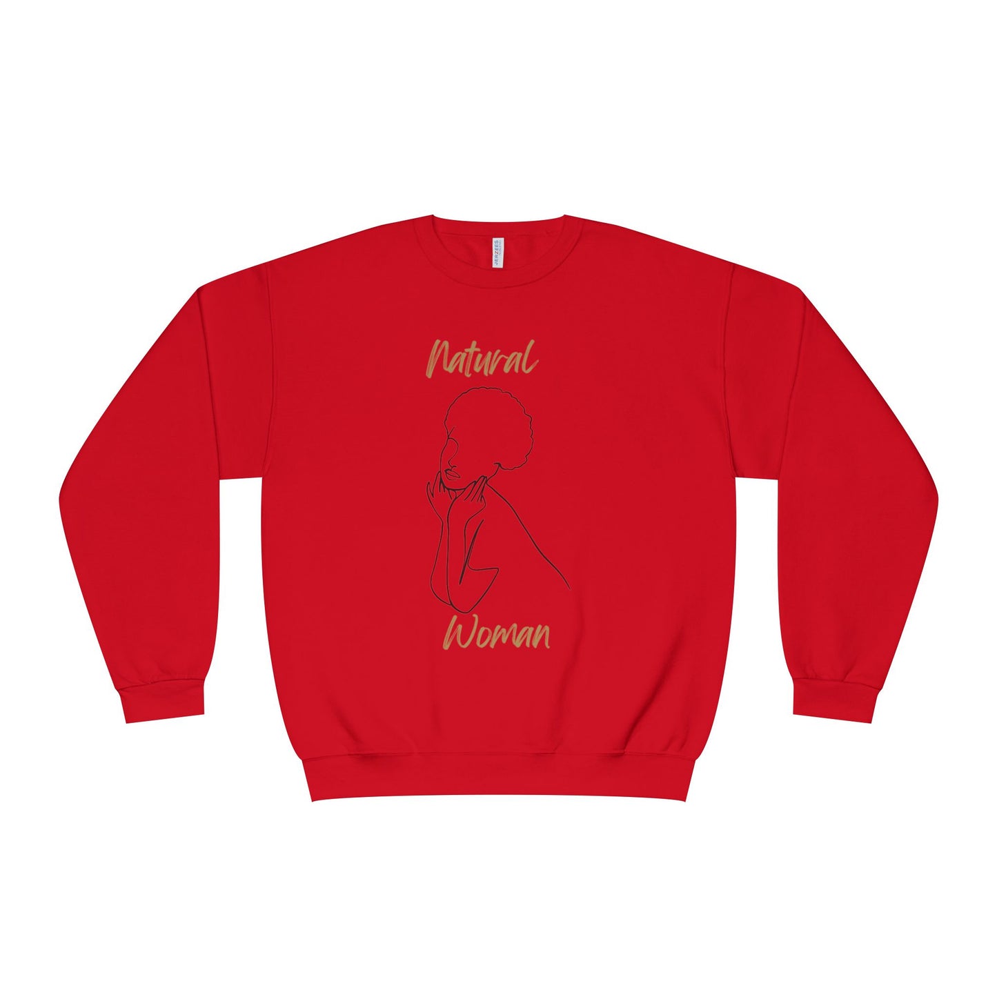 Natural Woman Cute Afro (BL) Crewneck Sweatshirt