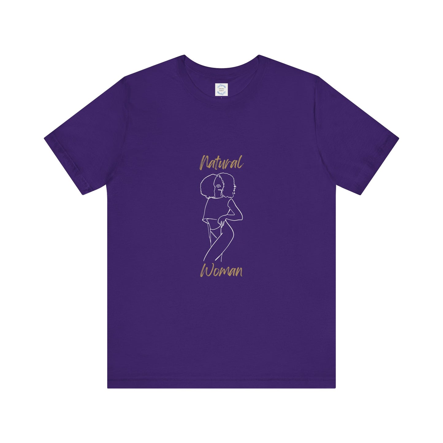 Natural Woman Pose (WL) Short Sleeve T-Shirt