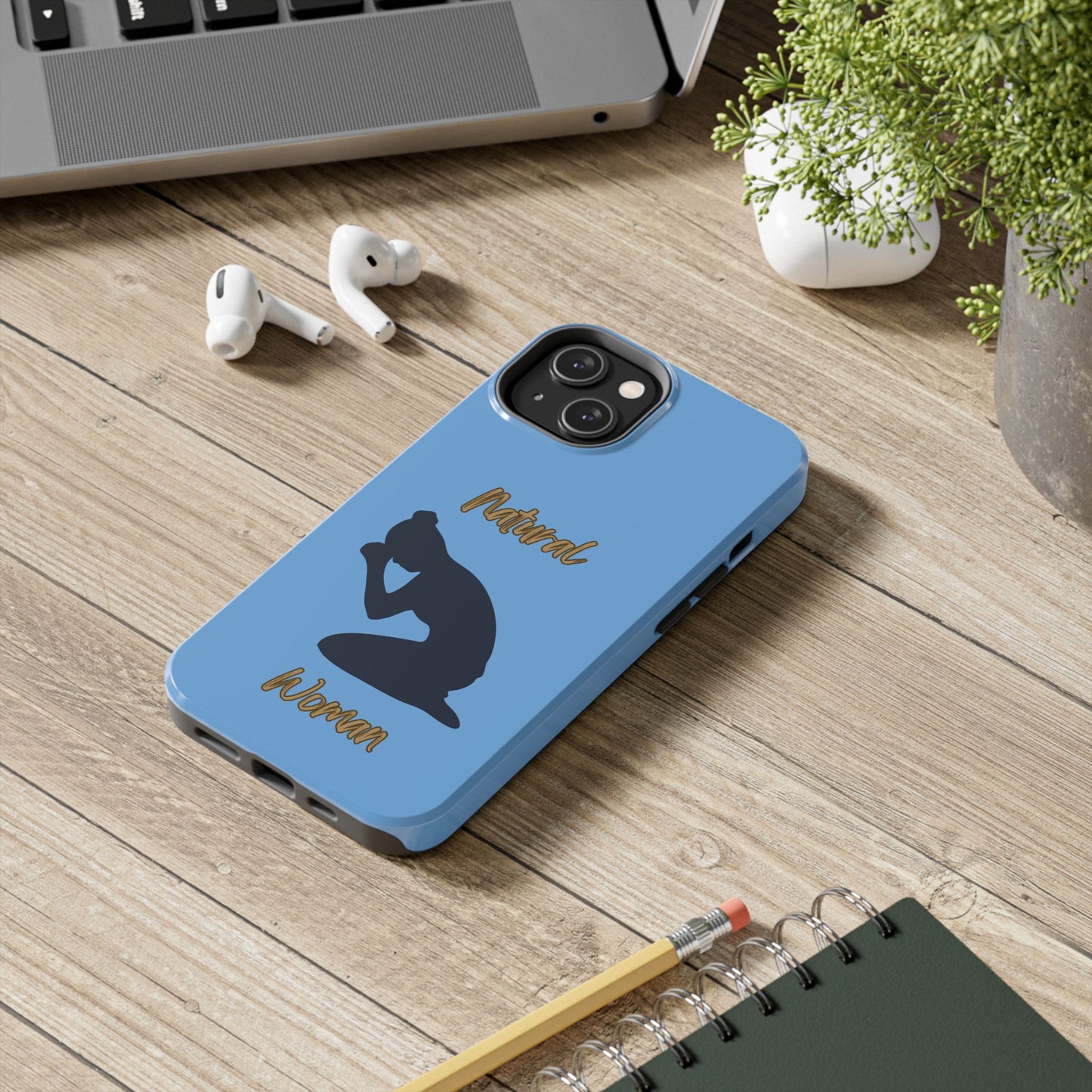 Natural Woman Pray (BL)Tough Phone Cases LIGHT BLUE