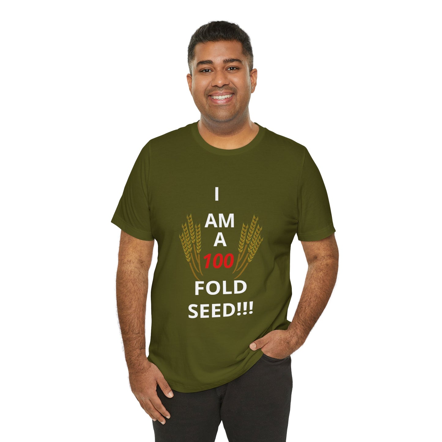 100 Fold Seed (WL)Unisex Jersey Short Sleeve T-Shirt