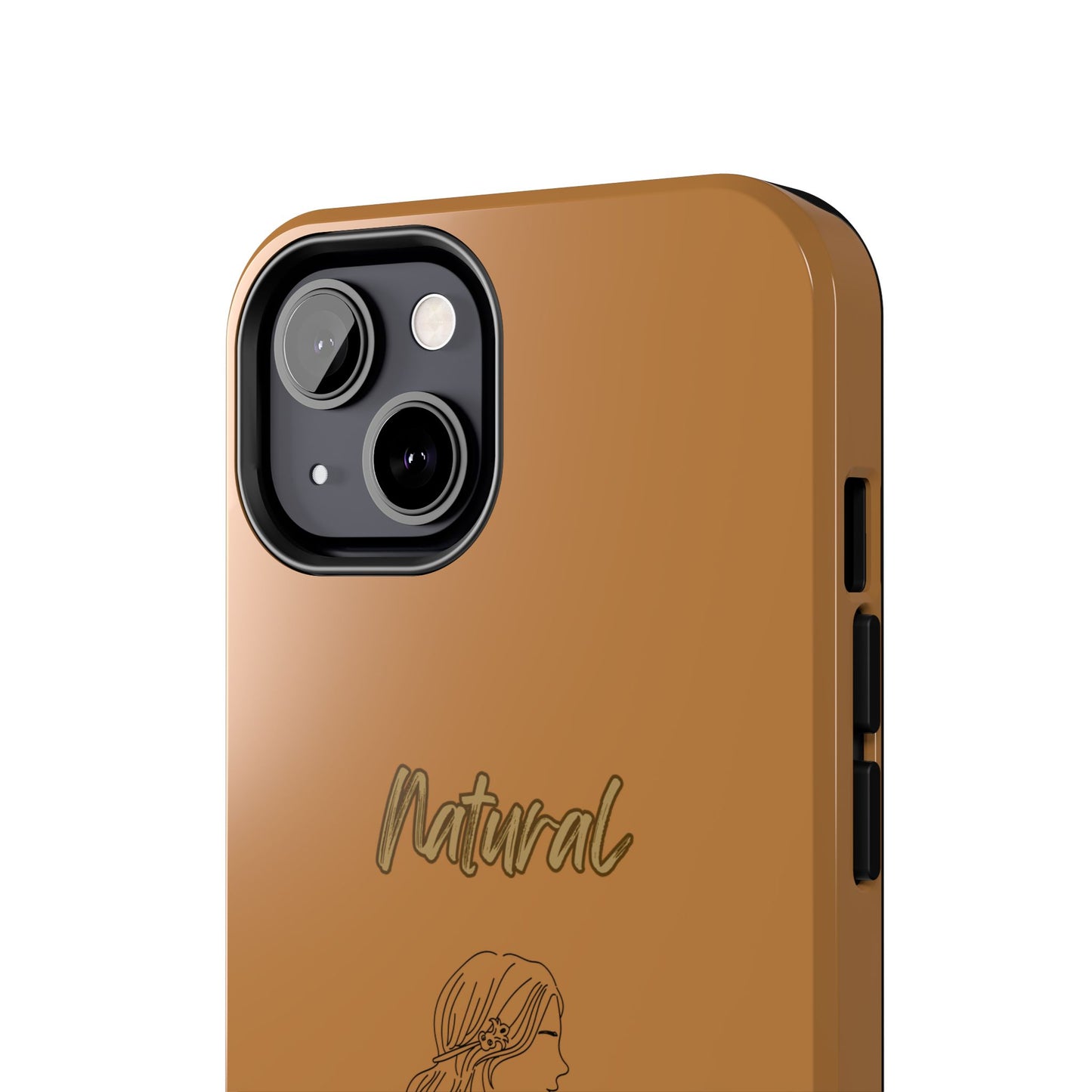 Natural Woman Young Woman (BL)Tough Phone Cases LIGHT BROWN