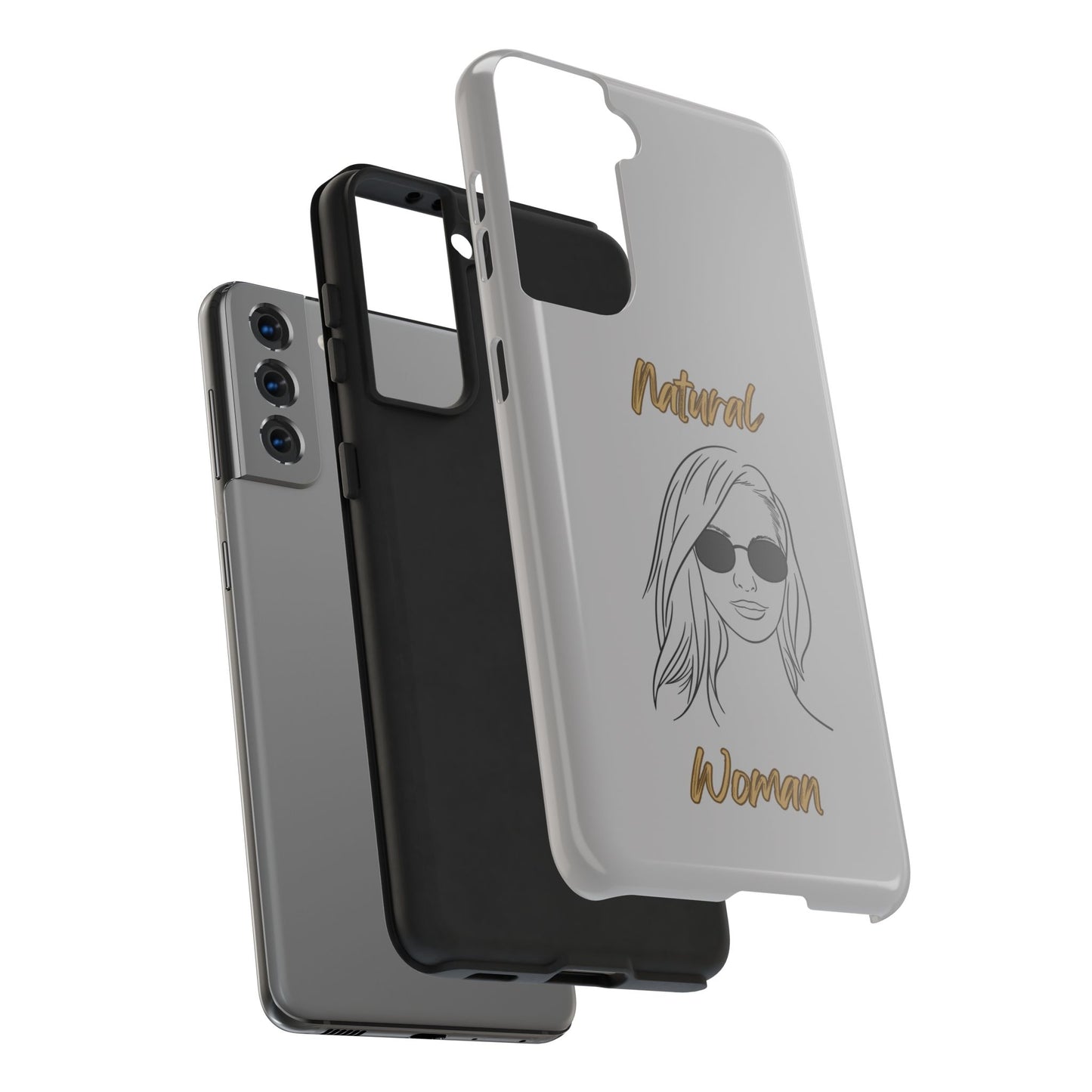 Natural Woman Shades (BL)Tough Phone Cases LIGHT GREY