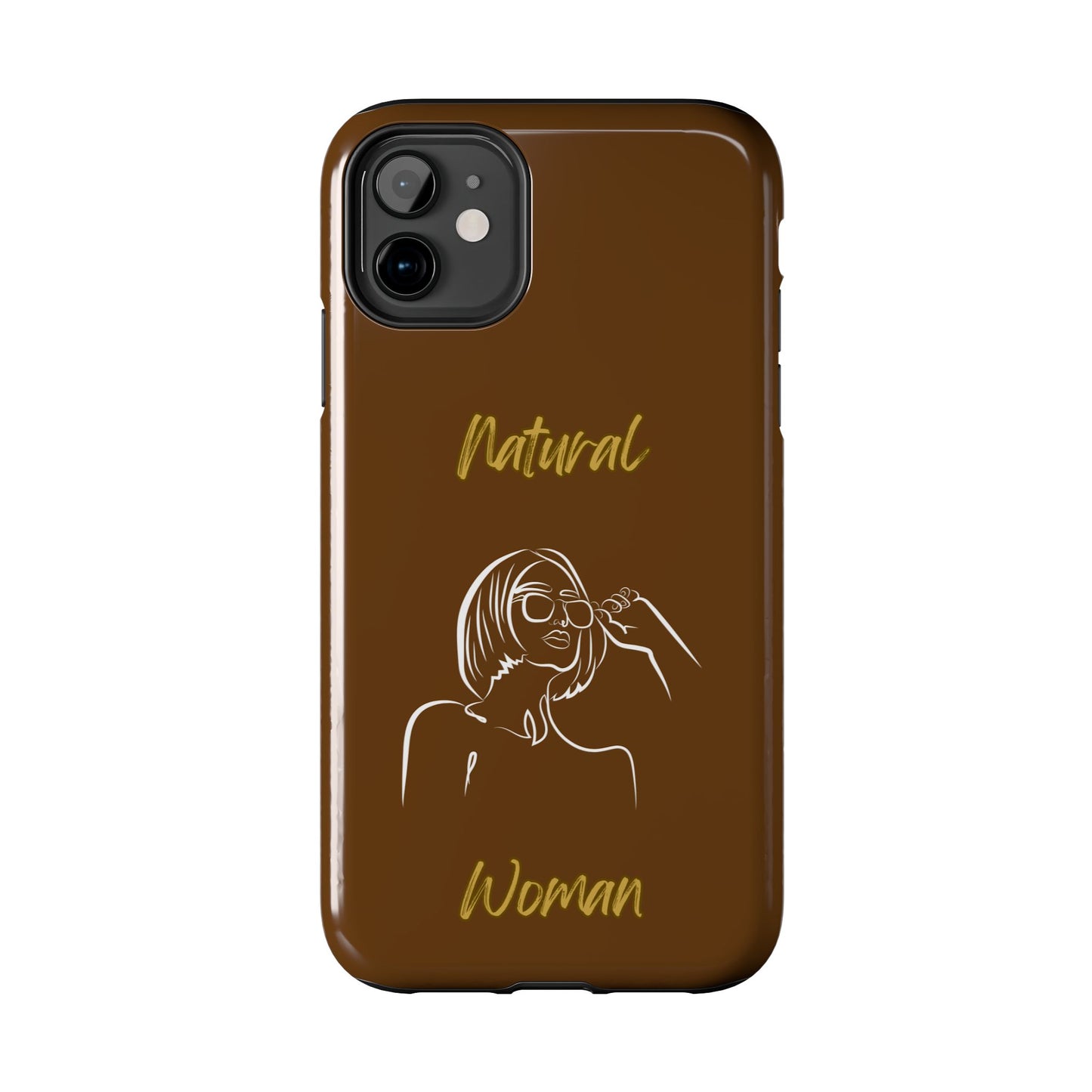 Natural Woman Bright Future (WL)Tough Phone Cases BROWN