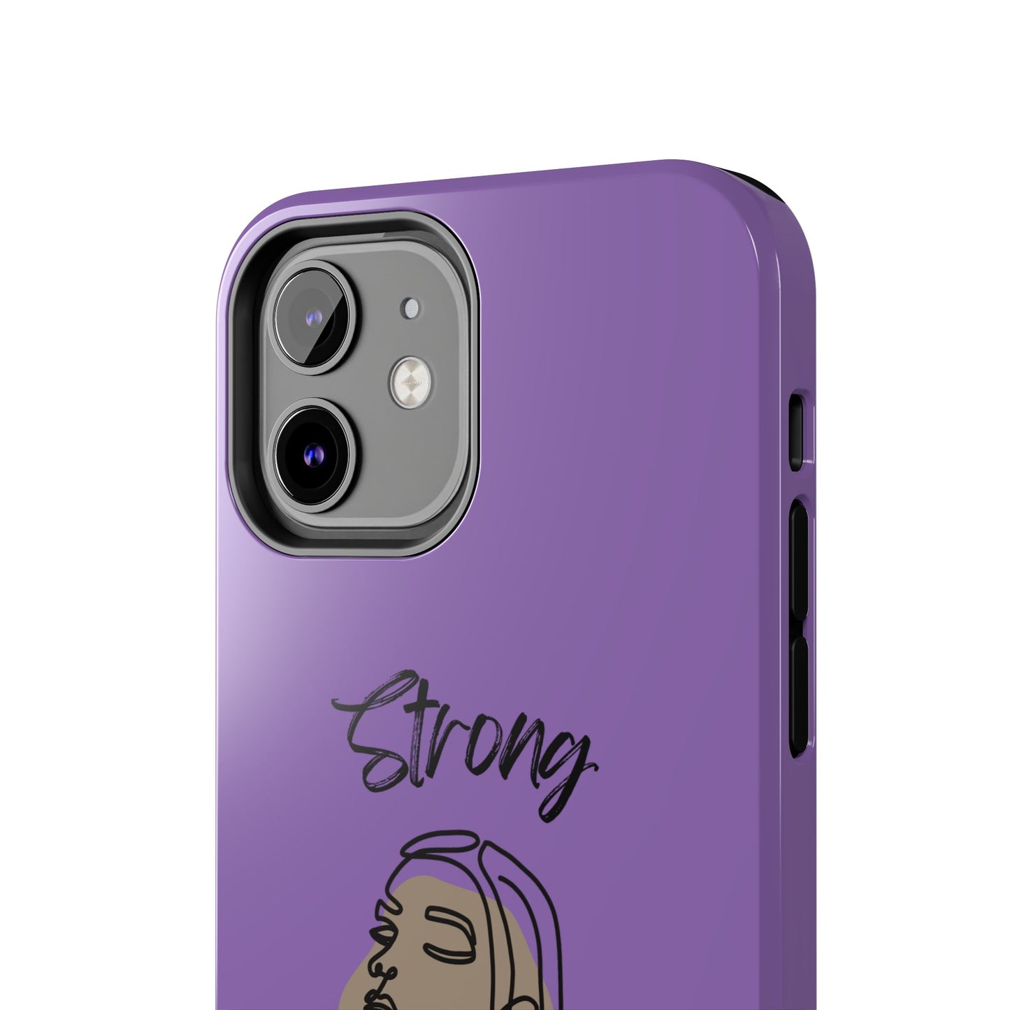 STRONG MOMMA Samsung Galaxy Tough Phone Cases (BL) Light Purple