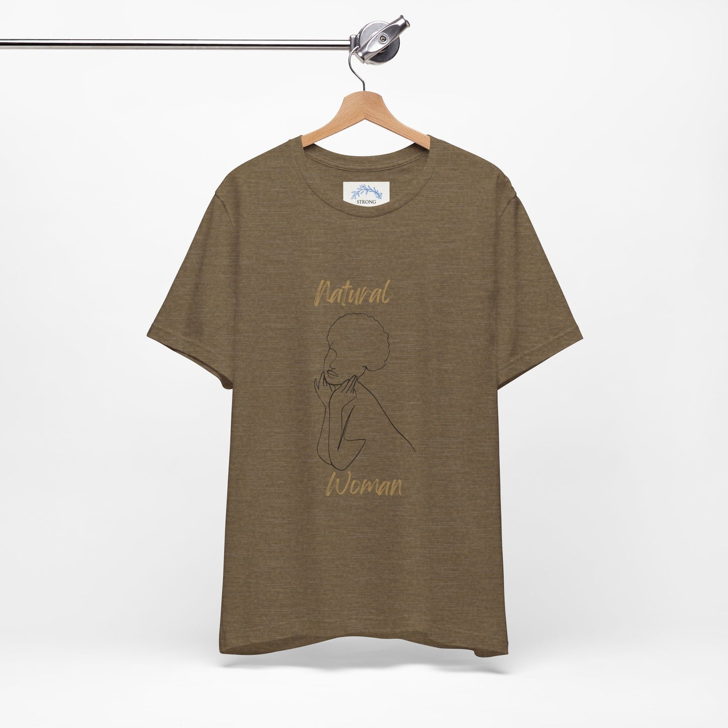 Natural Woman Cute Afro (BL) Short Sleeve T-Shirt