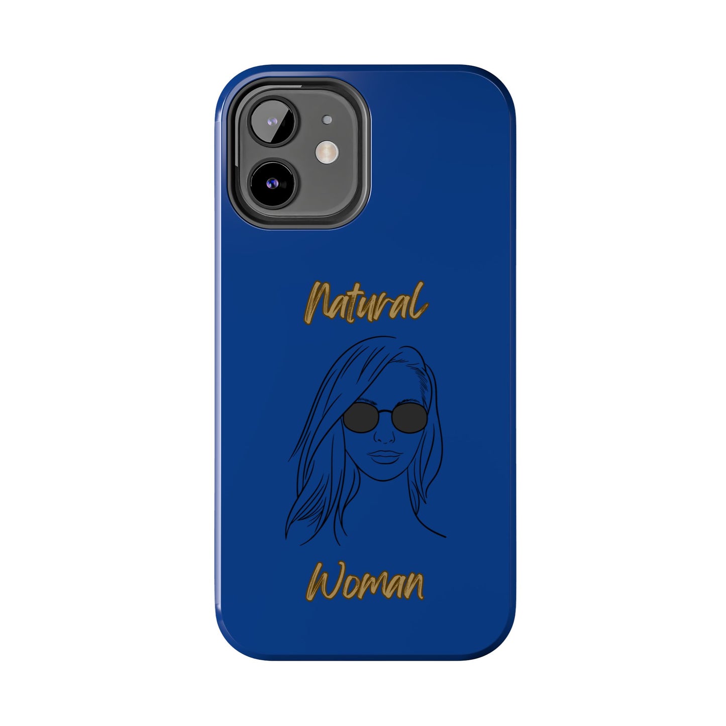 Natural Woman Shades (BL)Tough Phone Cases DARK BLUE