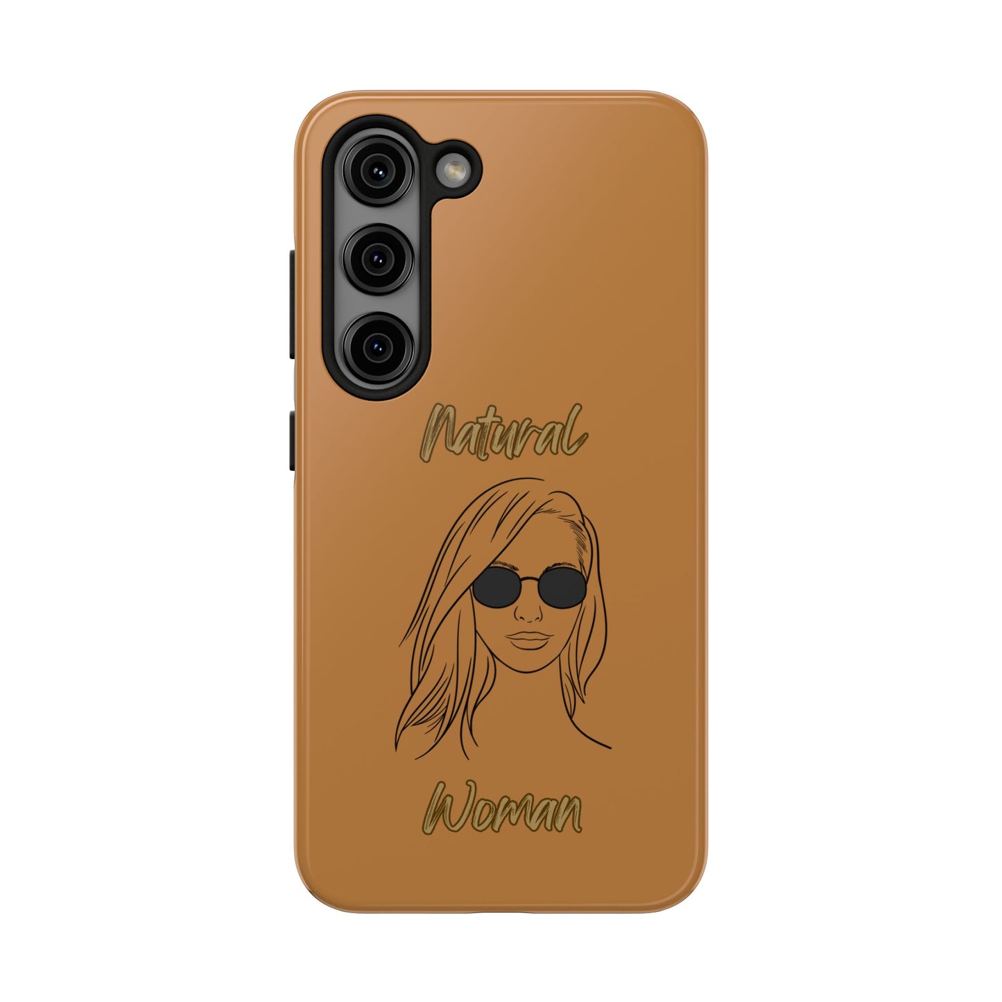 Natural Woman Shades (BL)Tough Phone Cases LIGHT BROWN