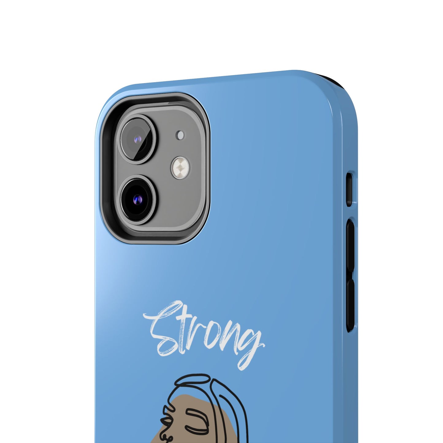 Strong Momma (WL) Tough Phone Cases LIGHT BLUE