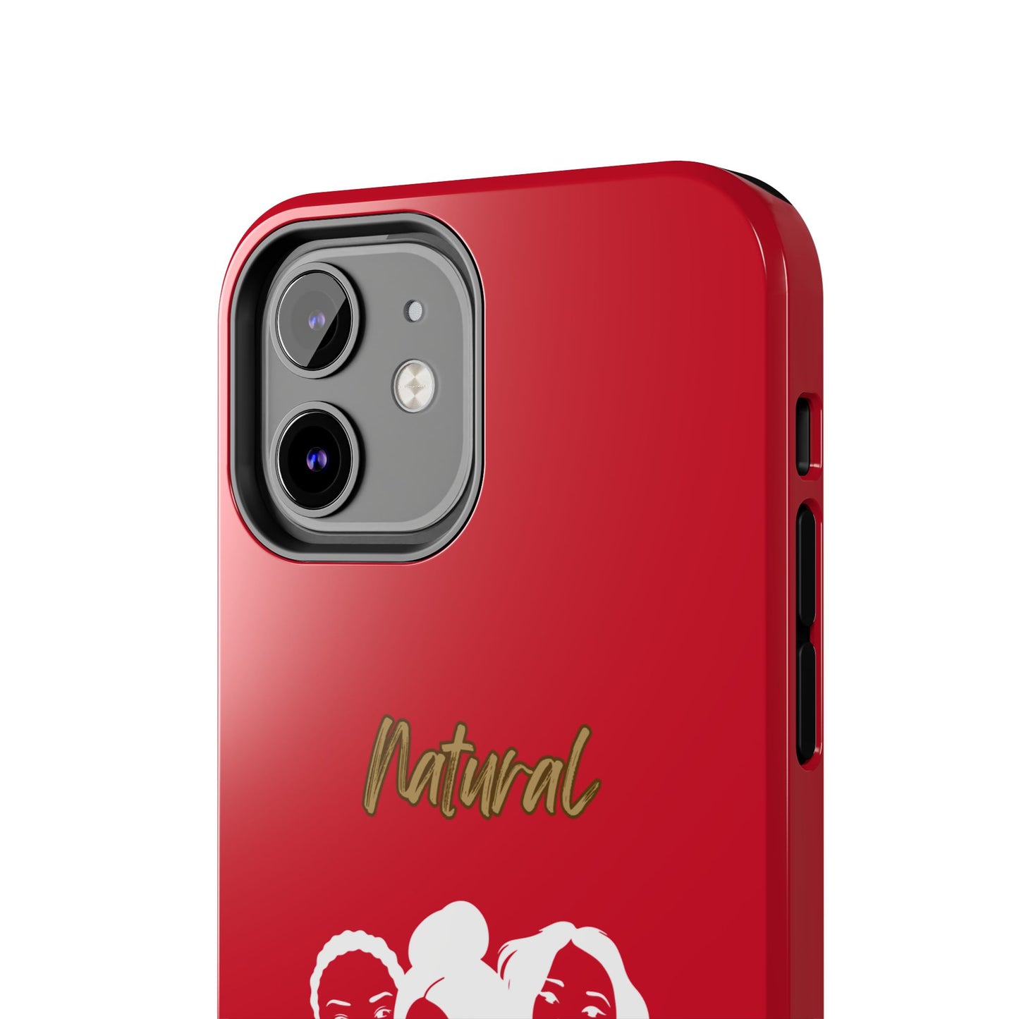 Natural Women Laughing Friends (WL)Tough Phone Cases DARK RED
