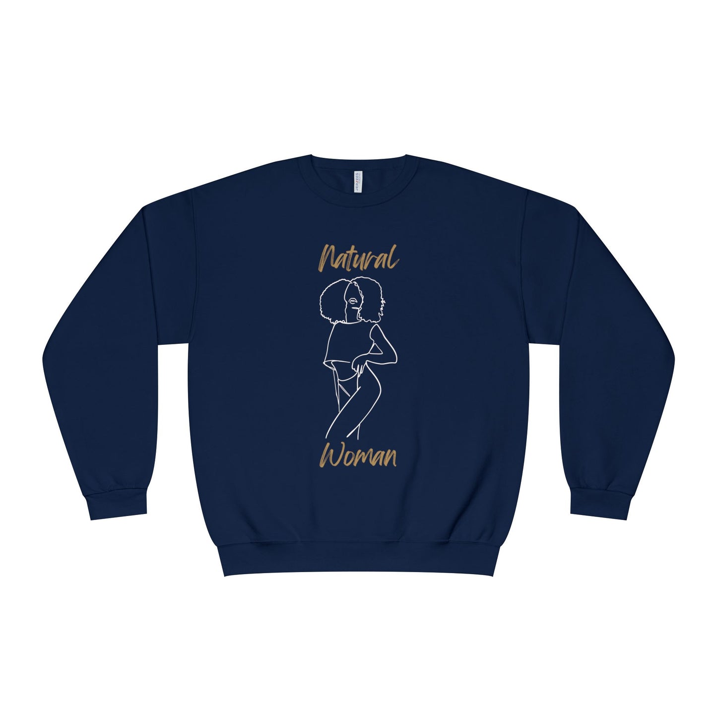 Natural Woman Pose (WL) Crewneck Sweatshirt