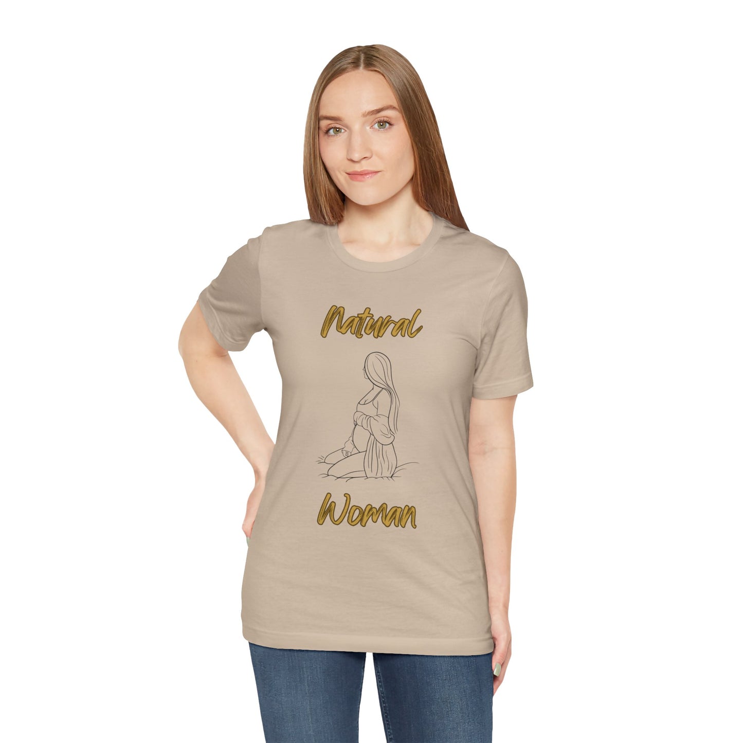 Natural Woman Expecting (BL) Short Sleeve T-Shirt