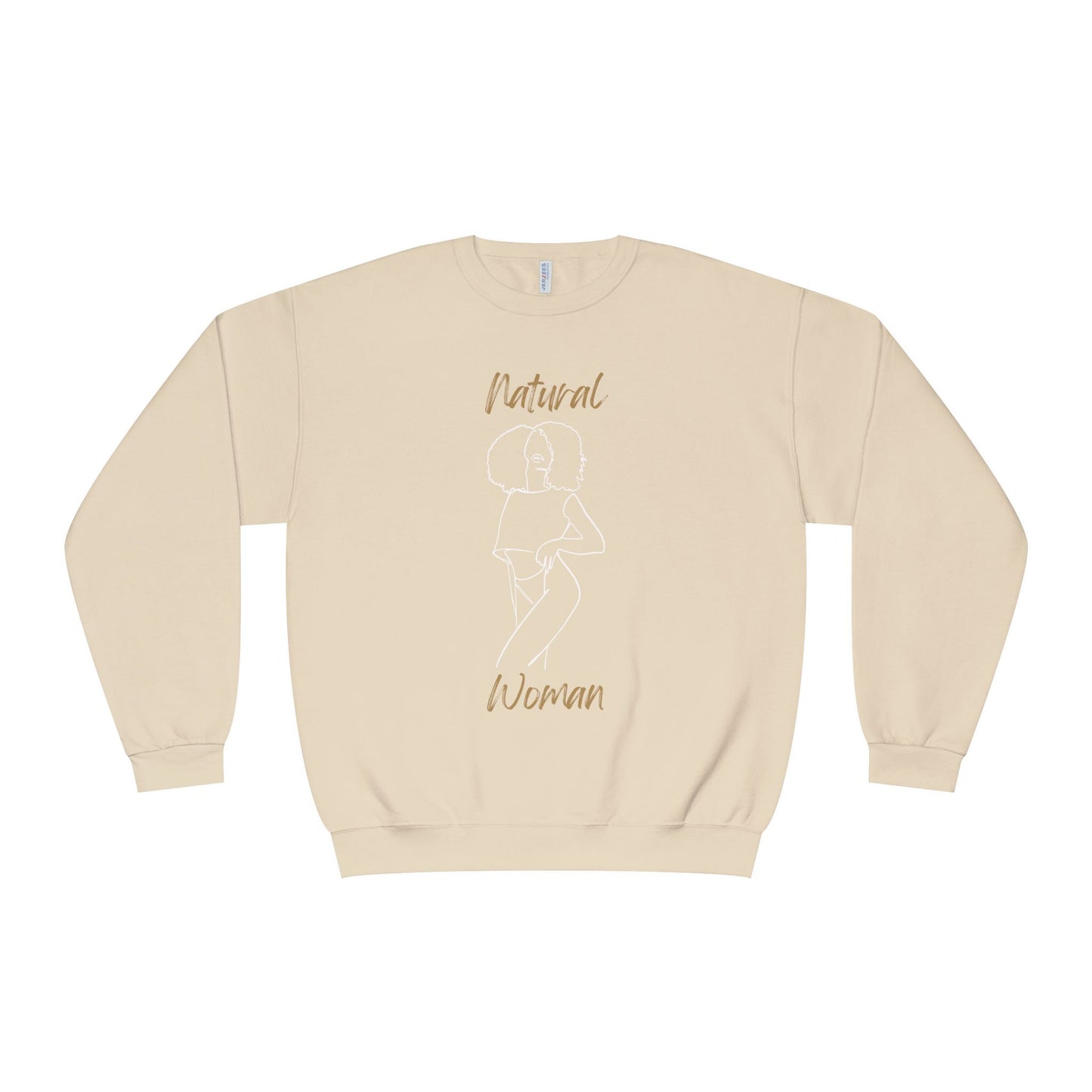 Natural Woman Pose (WL) Crewneck Sweatshirt