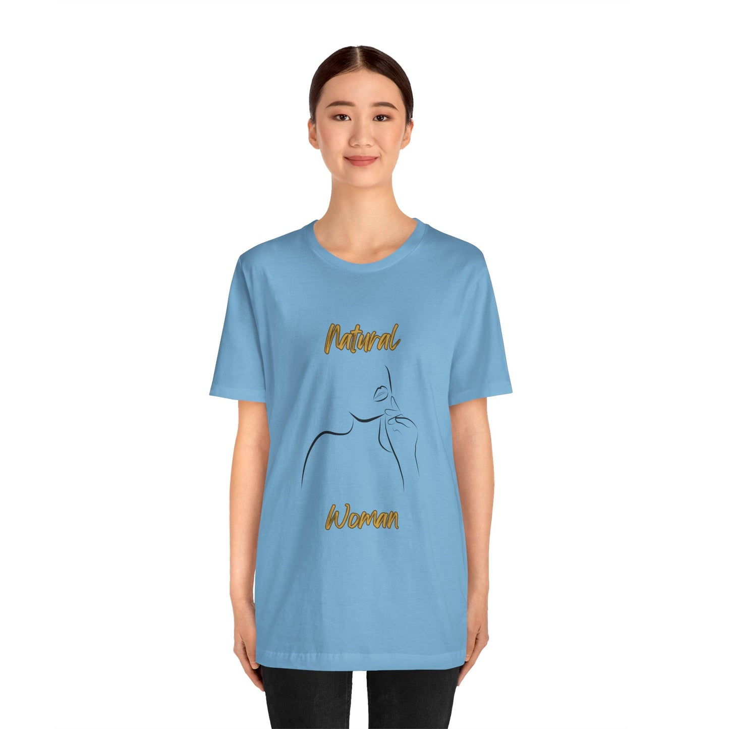 Natural Woman Chin Up (BL) Short Sleeve T-Shirt