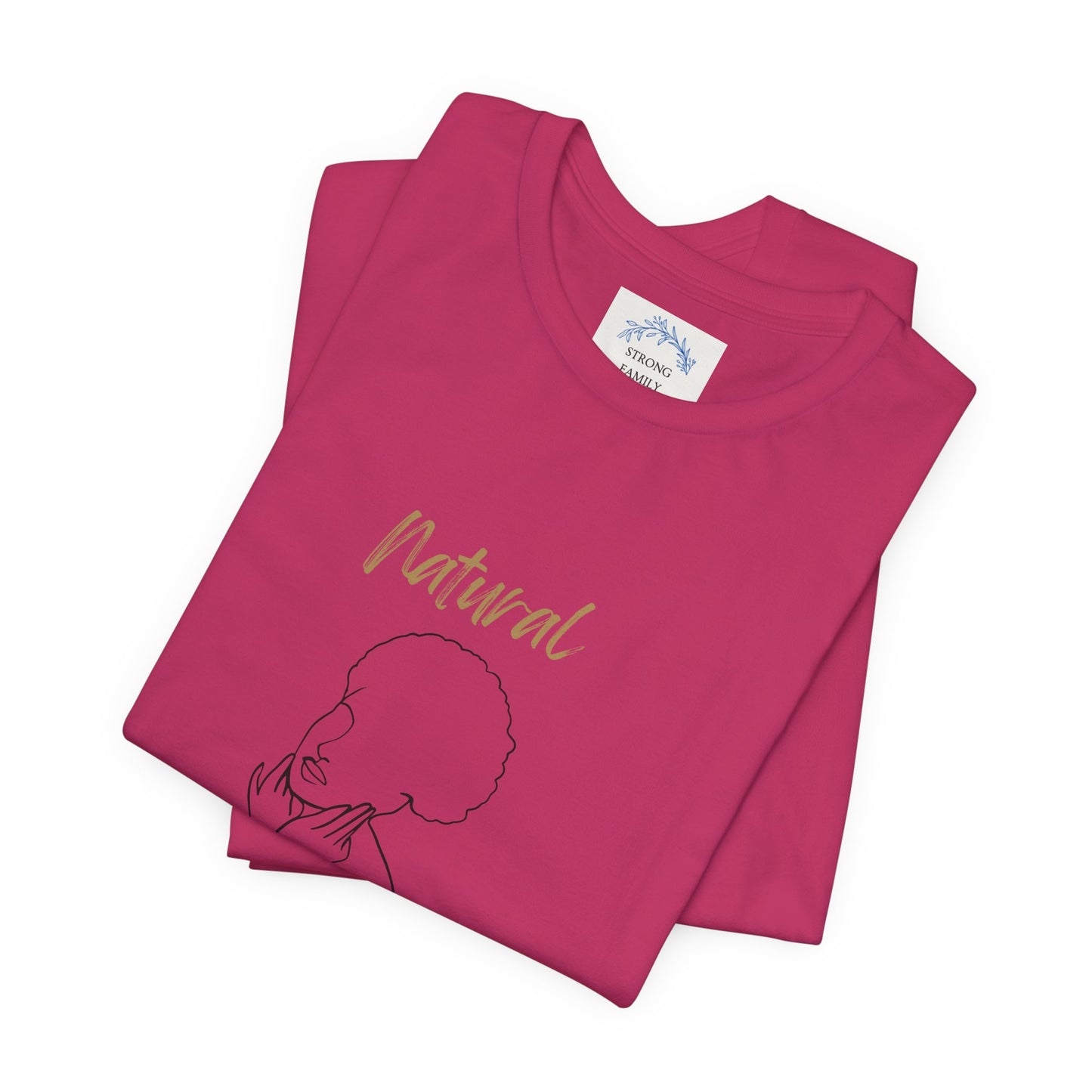 Natural Woman Cute Afro (BL) Short Sleeve T-Shirt