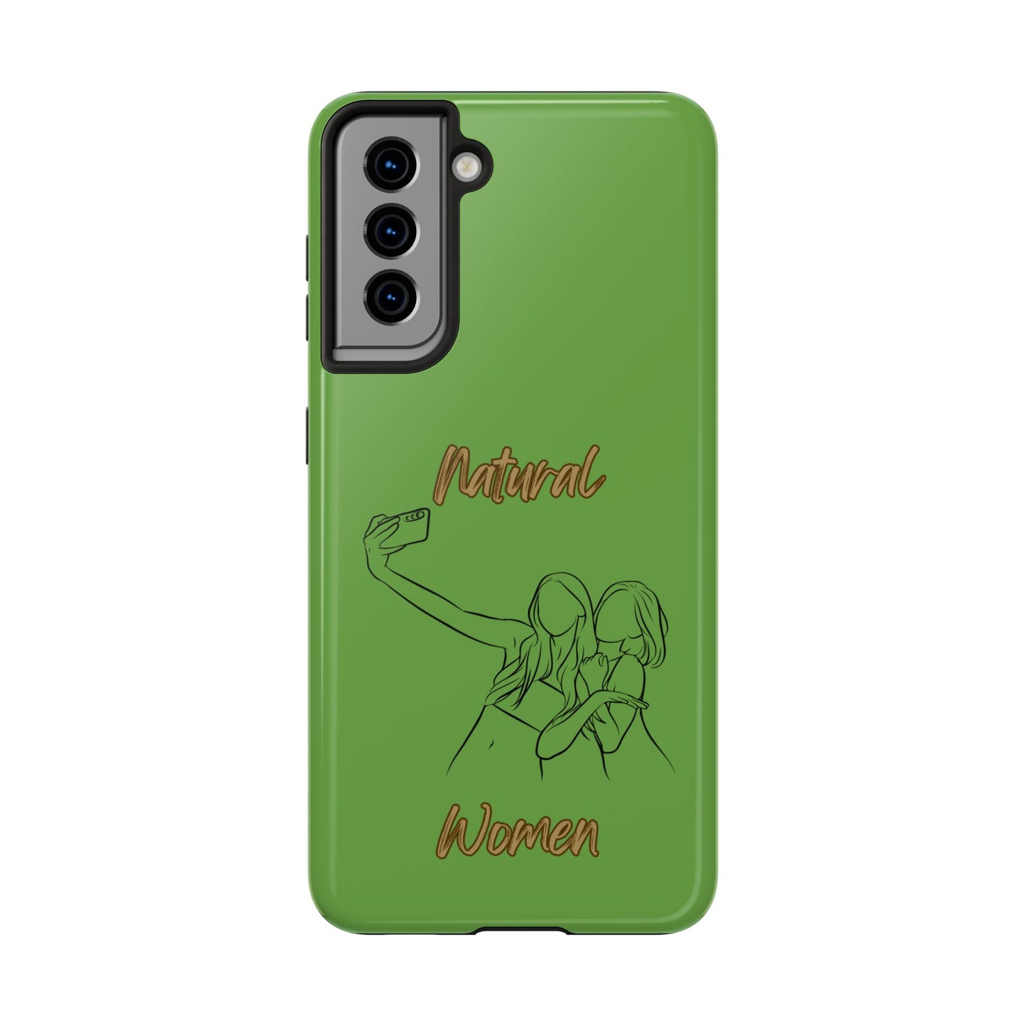 Natural Woman Friends Selfie (BL)Tough Phone Cases GREEN