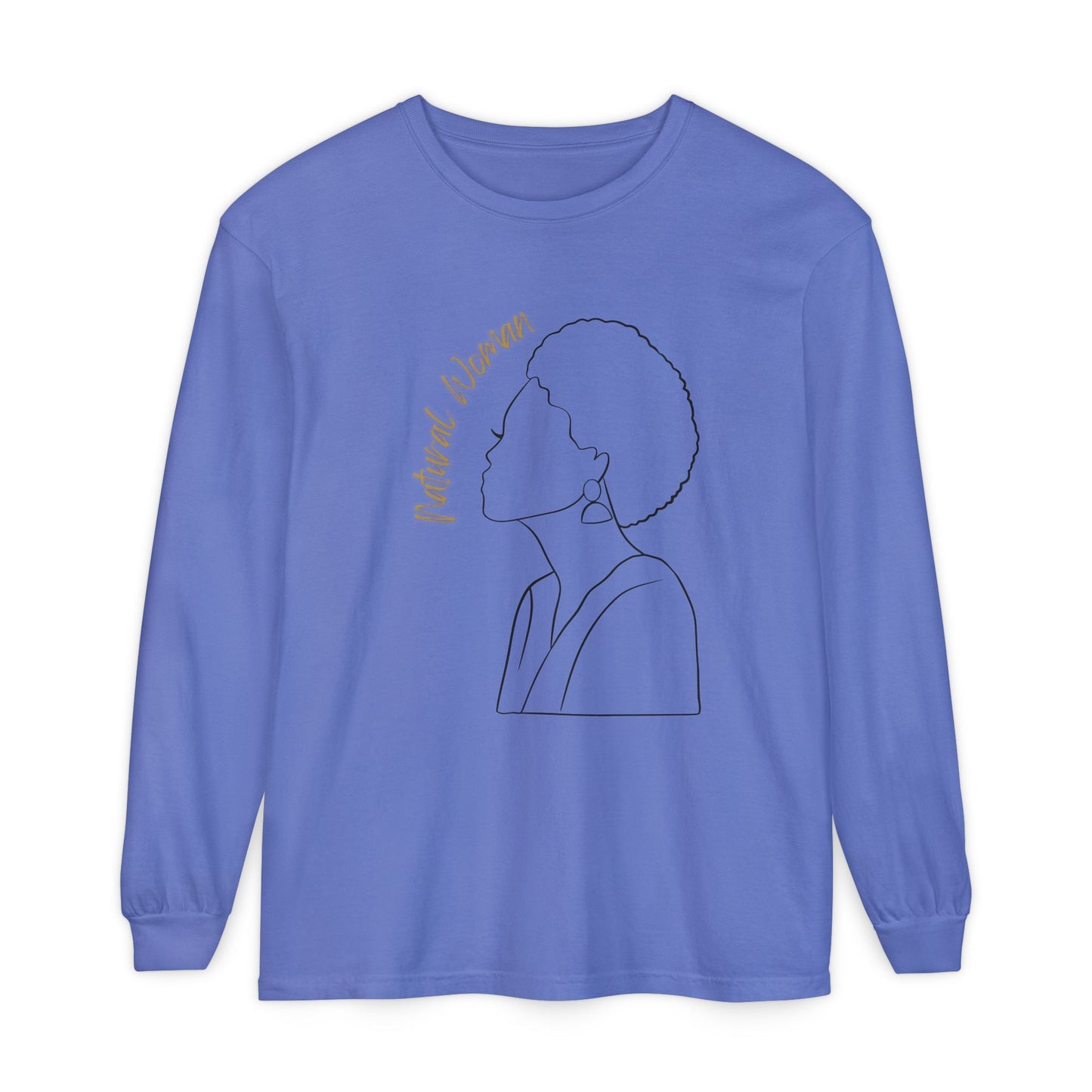Natural Woman Sm Fro (BL) Long Sleeve T-Shirt