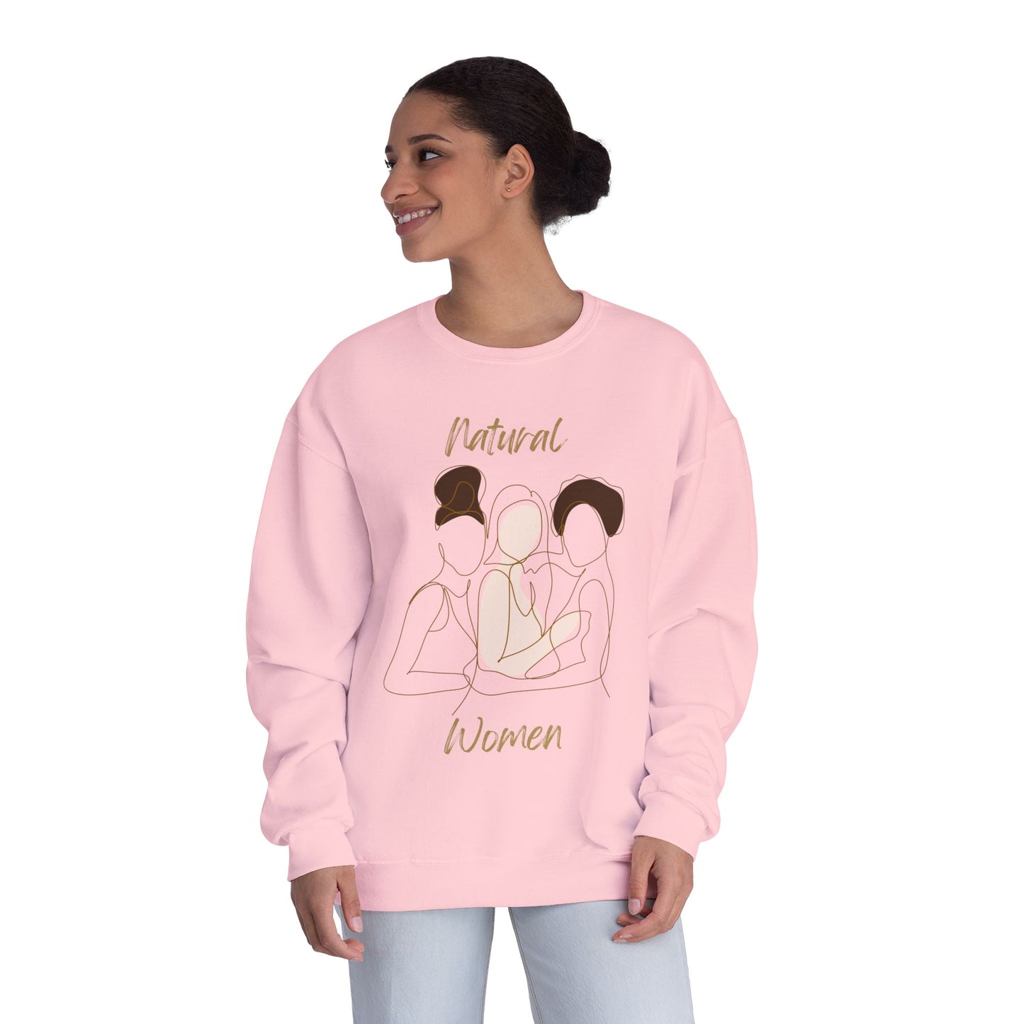 Natural Weman Friends (BL) Crewneck Sweatshirt