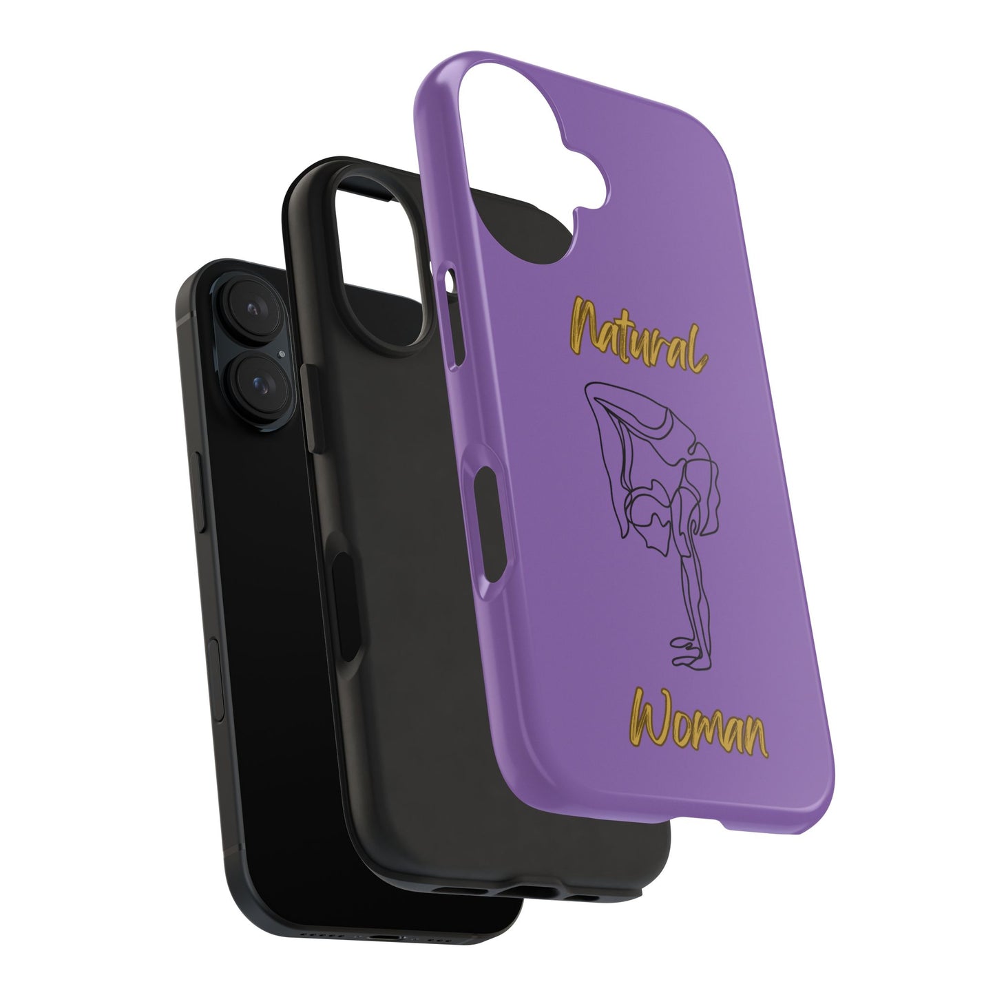 Natural Woman Flexible (BL)Tough Phone Cases LIGHT PURPLE