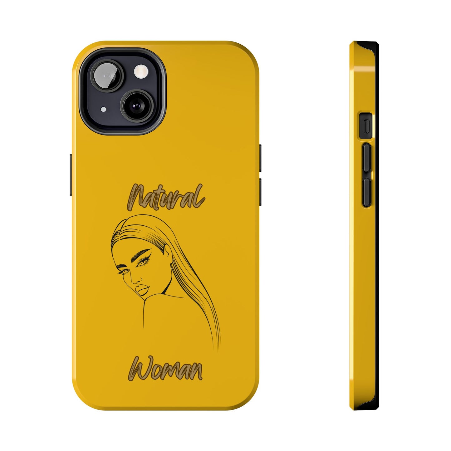 Natural Woman The Stare (BL)Tough Phone Cases YELLOW