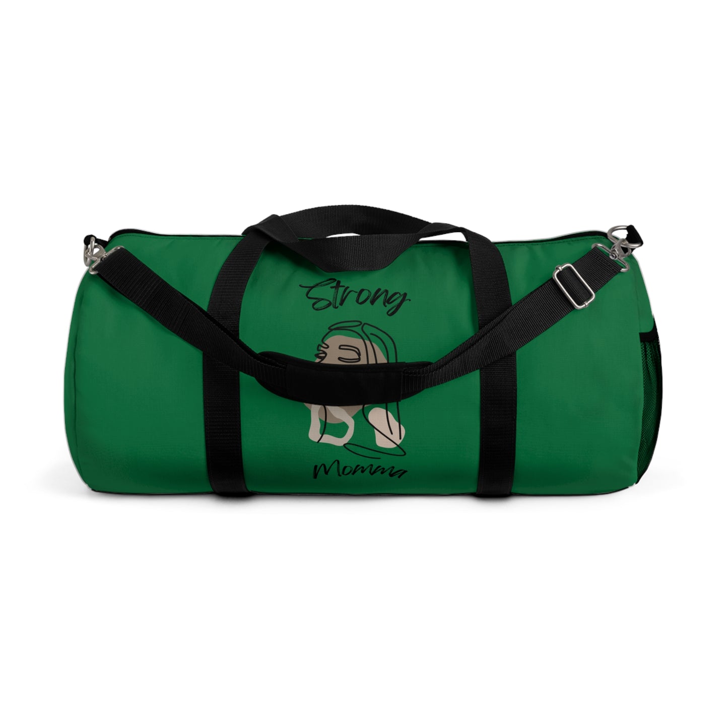 Strong Momma (BL) Duffel Bag DARK GREEN