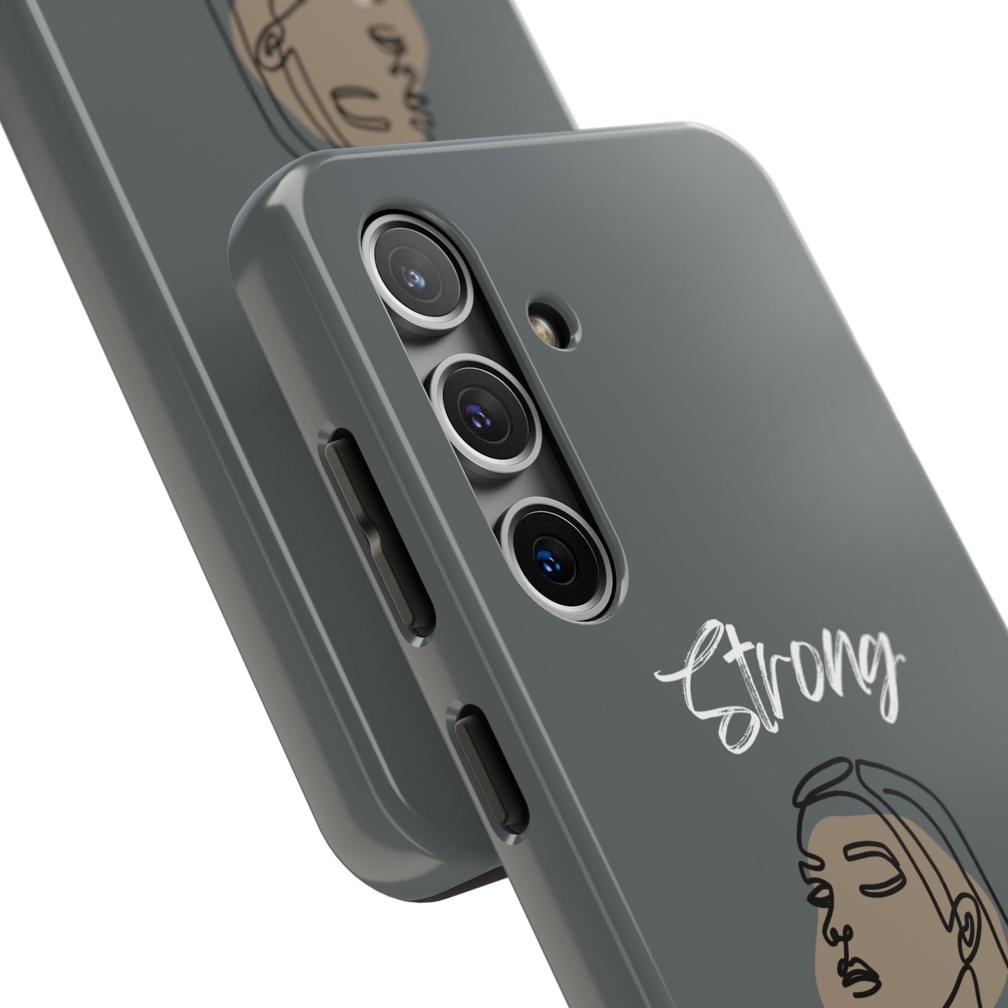 Strong Momma (WL) Tough Phone Cases DARK GREY