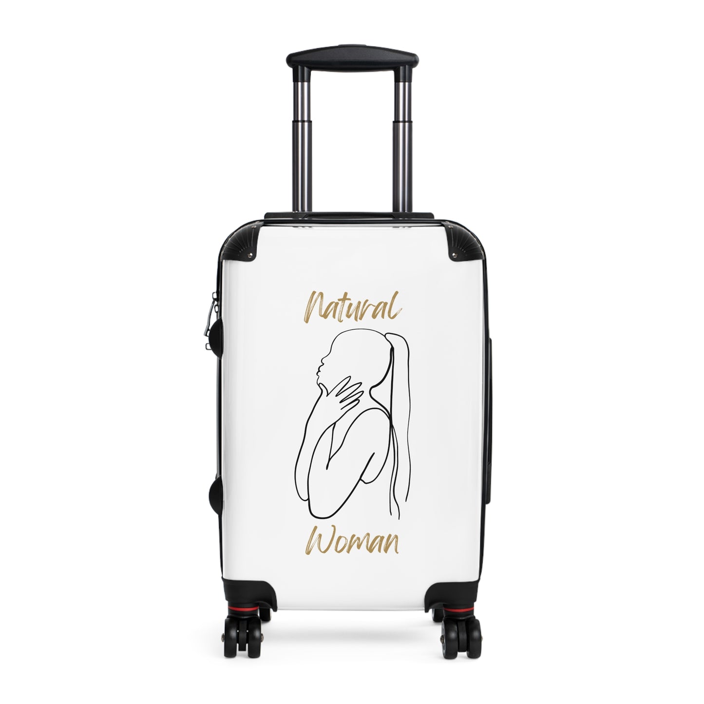 Natural Woman Ponytail (BL) Suitcase WHITE