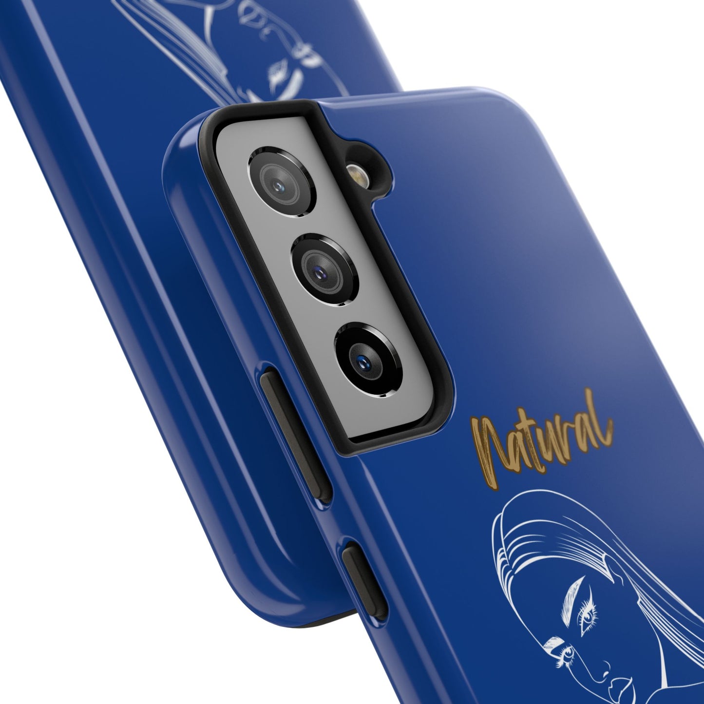 Natural Woman The Stare (WL)Tough Phone Cases DARK BLUE