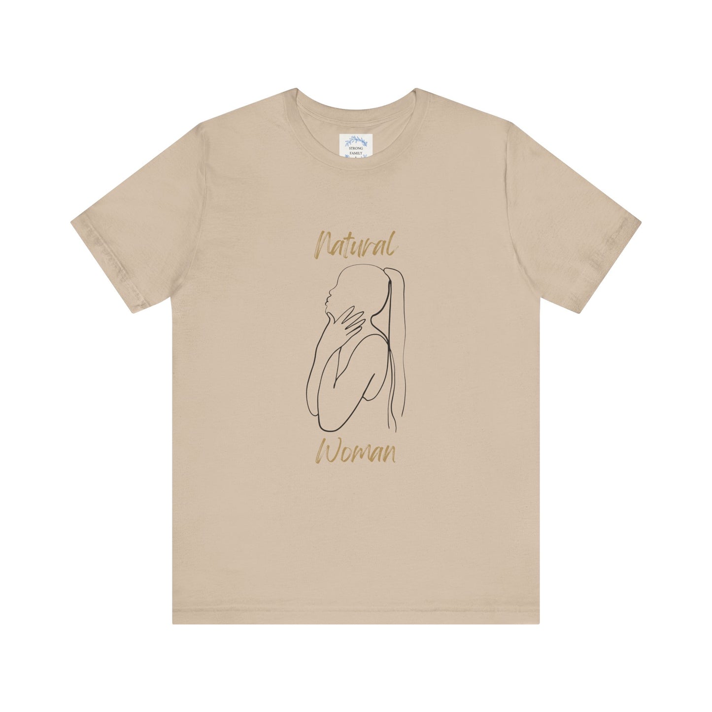Natural Woman Ponytail (BL) Short Sleeve T-Shirt