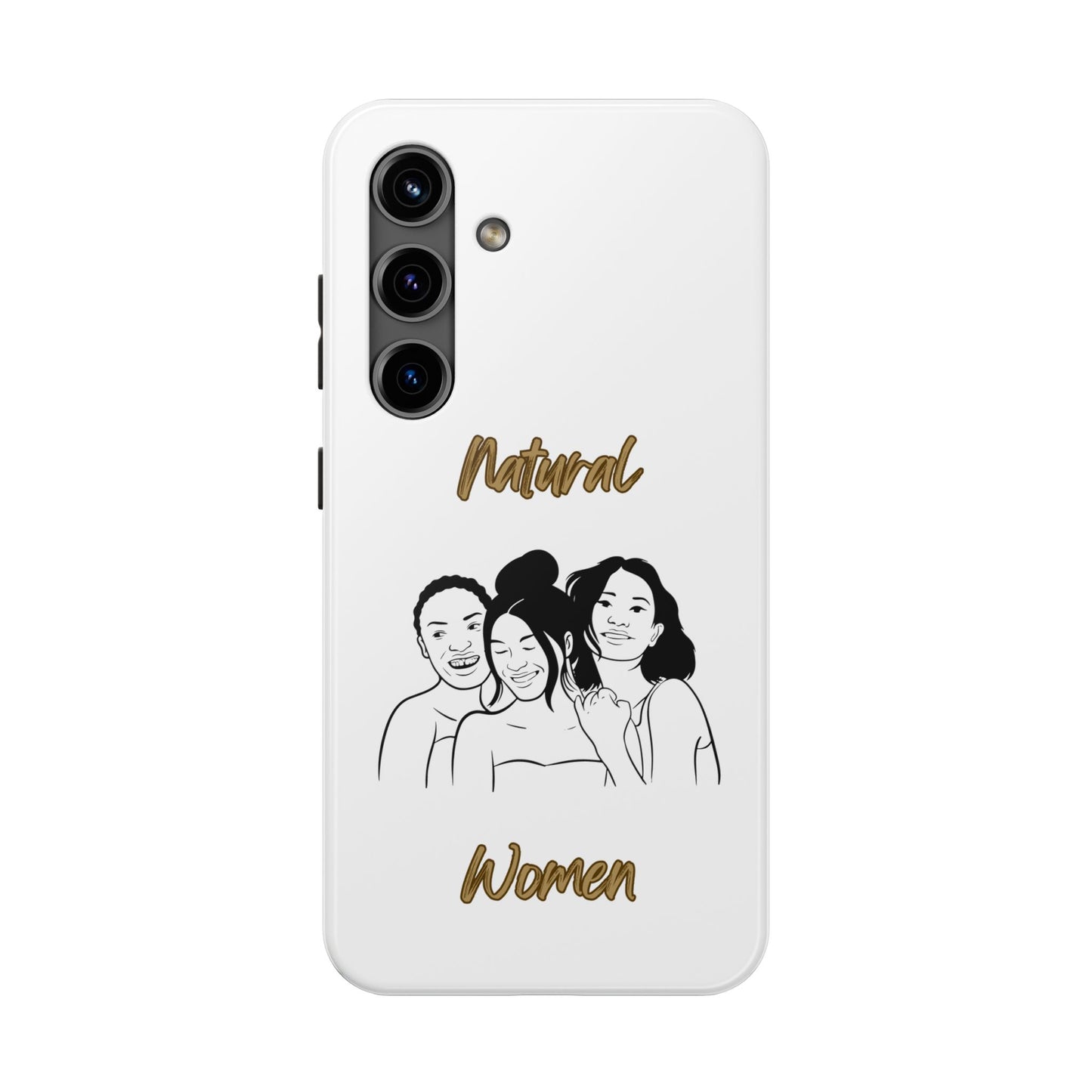 Natural Women Laughing Friends (BL)Tough Phone Cases WHITE
