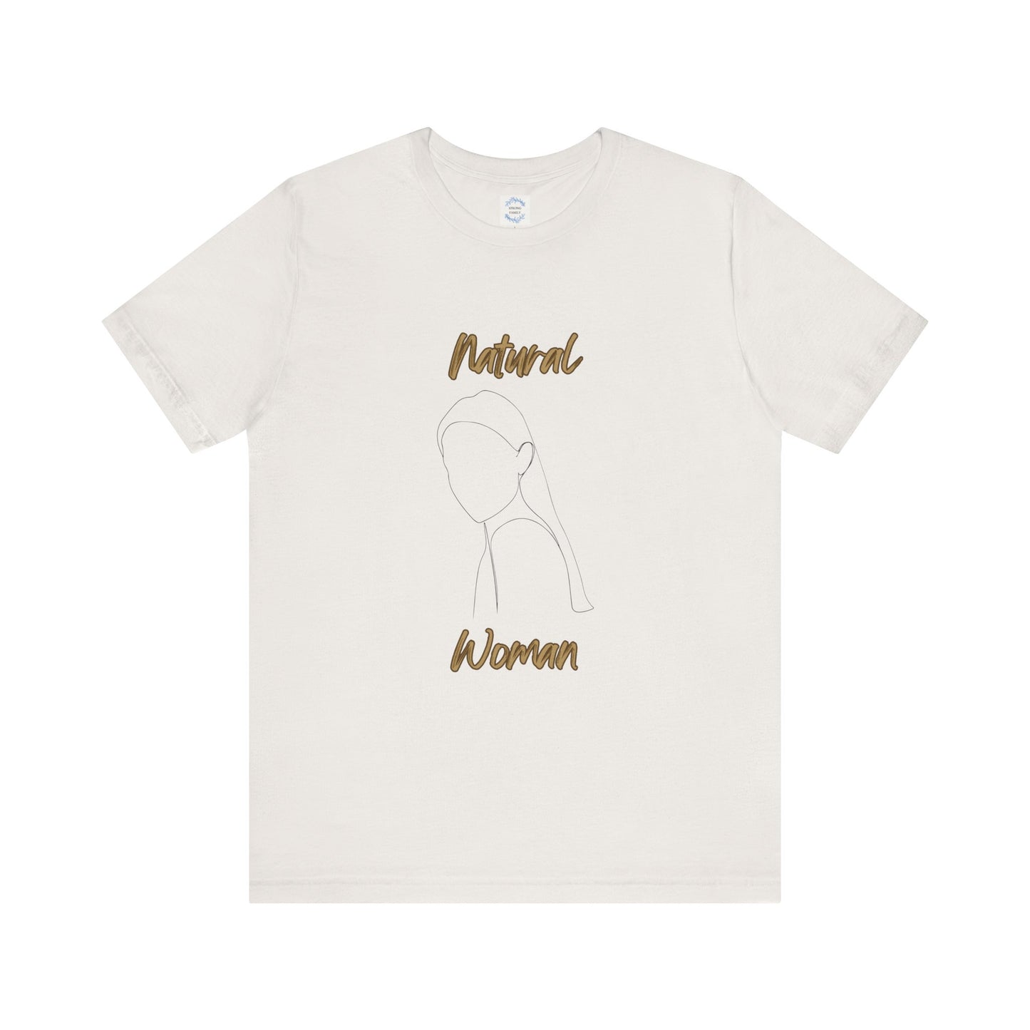 Natural Woman Tilted Look (BL) Short Sleeve T-Shirt