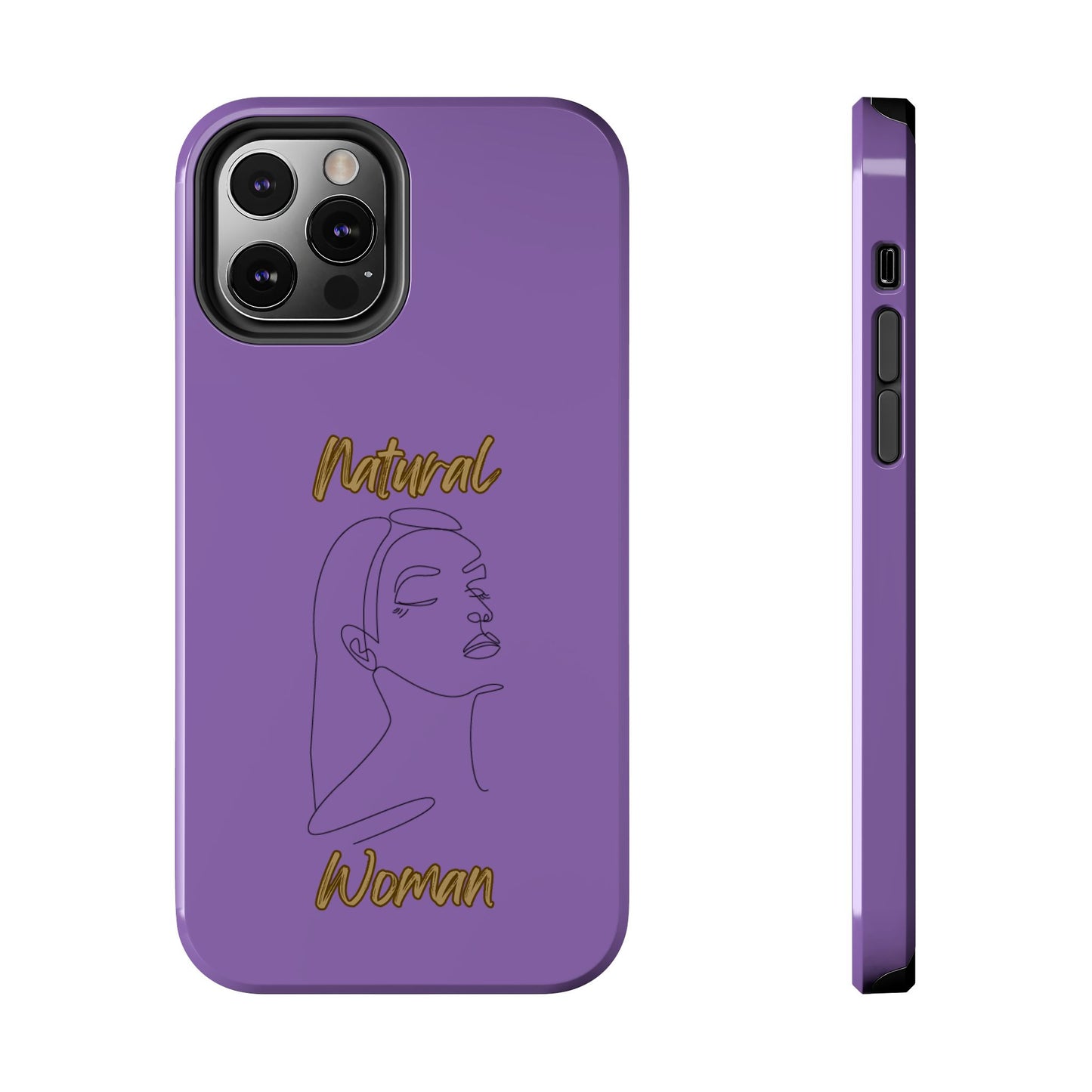 Natural Woman Calm (BL) Tough Phone Cases LIGHT PURPLE
