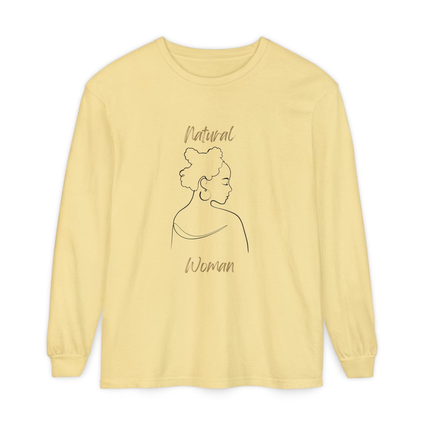 Natural Woman Twists (BL) Long Sleeve T-Shirt