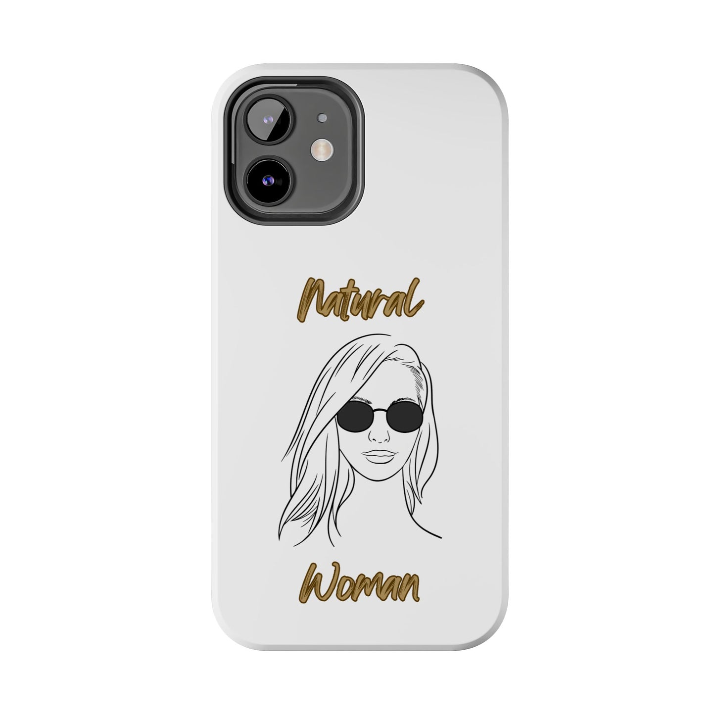 Natural Woman Shades (BL)Tough Phone Cases WHITE
