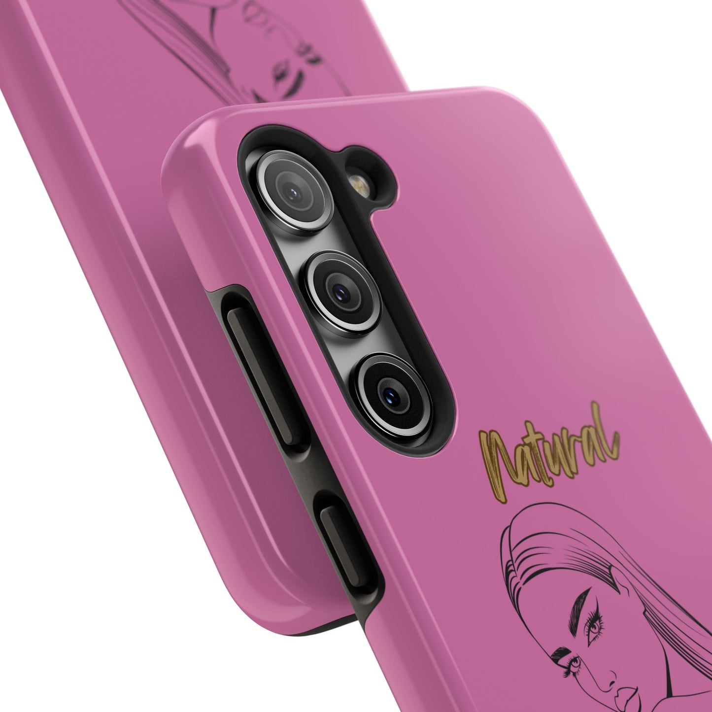 Natural Woman The Stare (BL)Tough Phone Cases LIGHT PINK