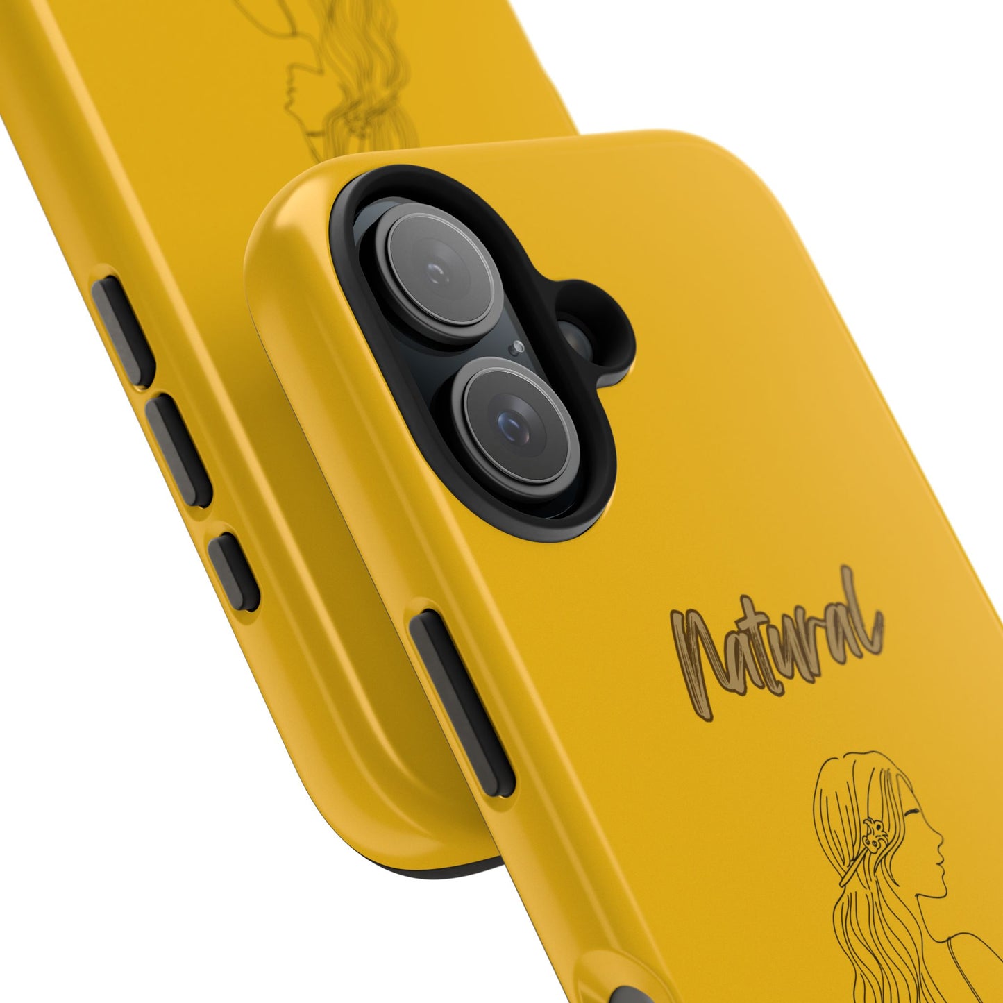 Natural Woman Young Woman (BL)Tough Phone Cases YELLOW
