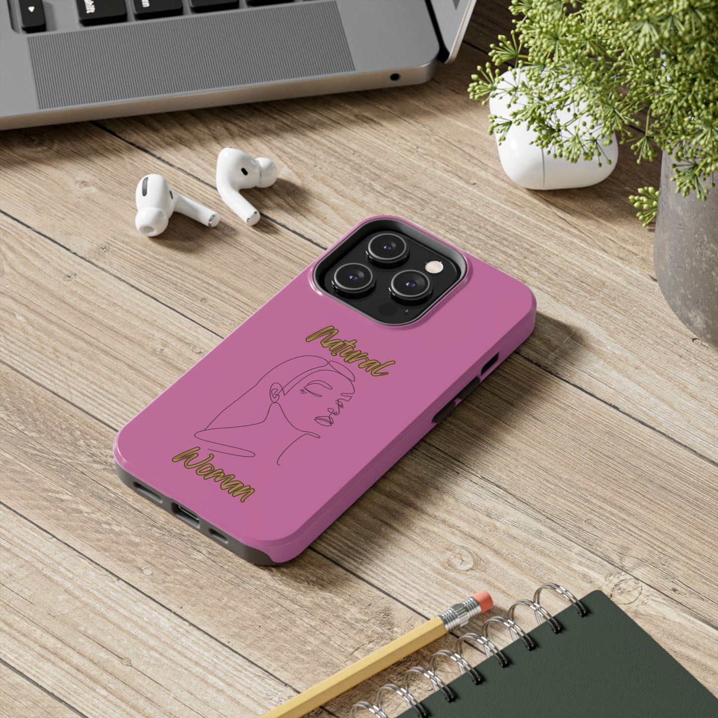 Natural Woman Calm (BL) Tough Phone Cases LIGHT PINK