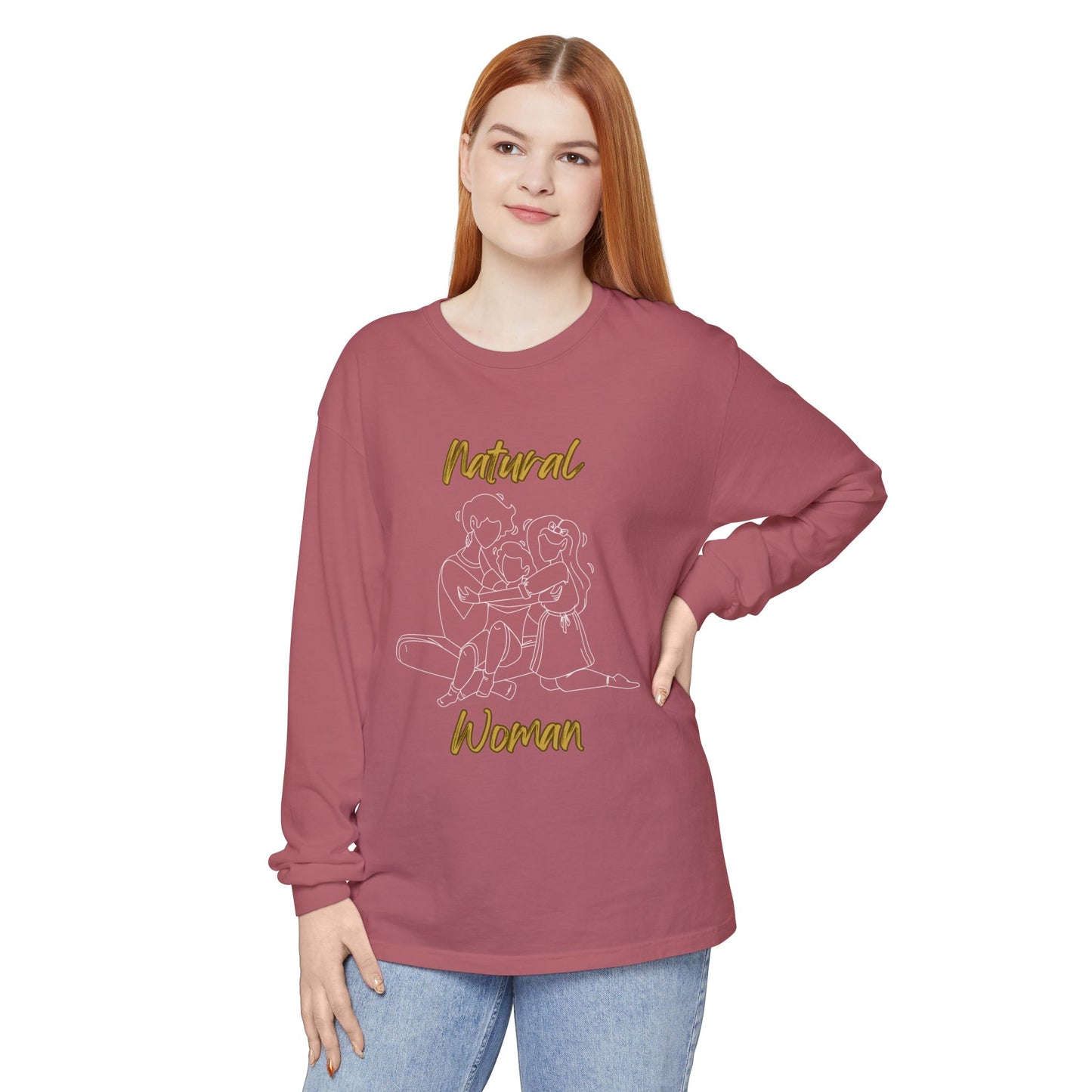 Natural Woman Bear Hugs (WL) Long Sleeve T-Shirt