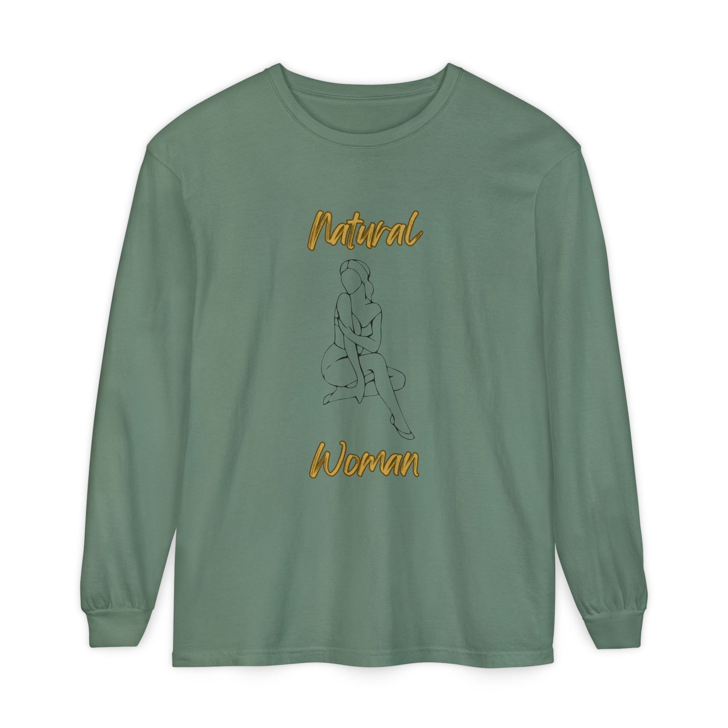 Natural Woman Shoulder Action (BL) Long Sleeve T-Shirt